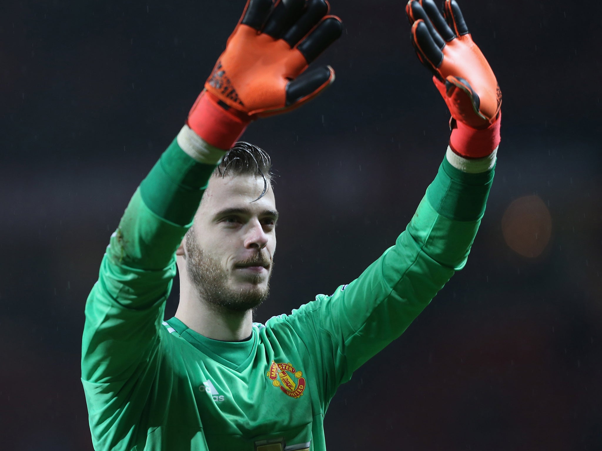 Manchester United goalkeeper David De Gea