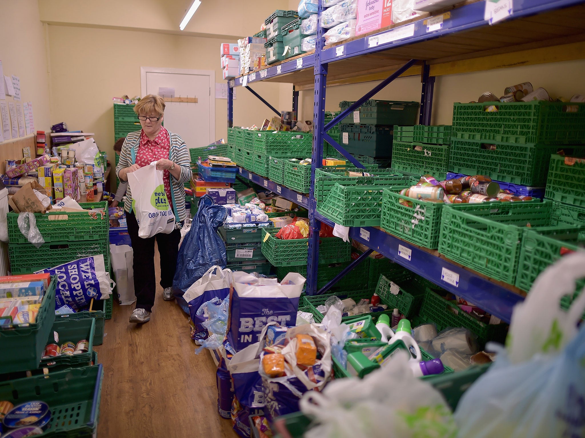 An estimated million people used food banks in the UK last year