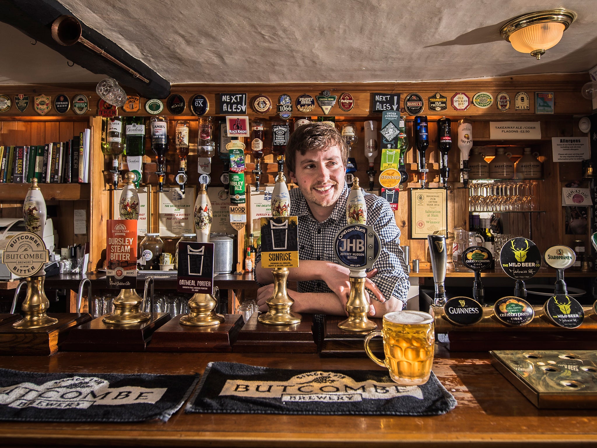 Peter Tiley runs The Salutation Inn in Gloucestershire