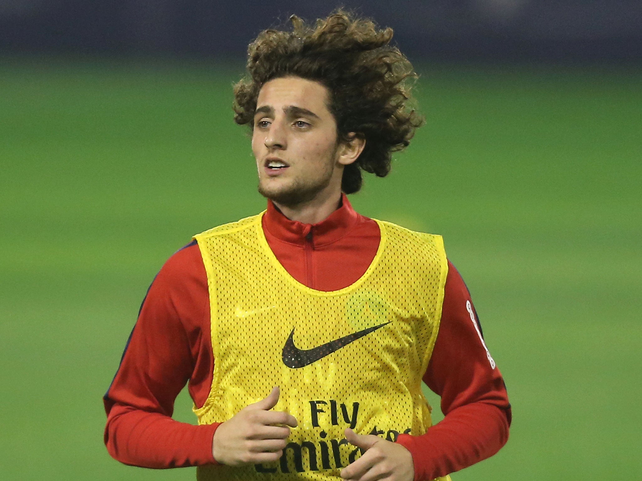 PSG midfielder Adrien Rabiot