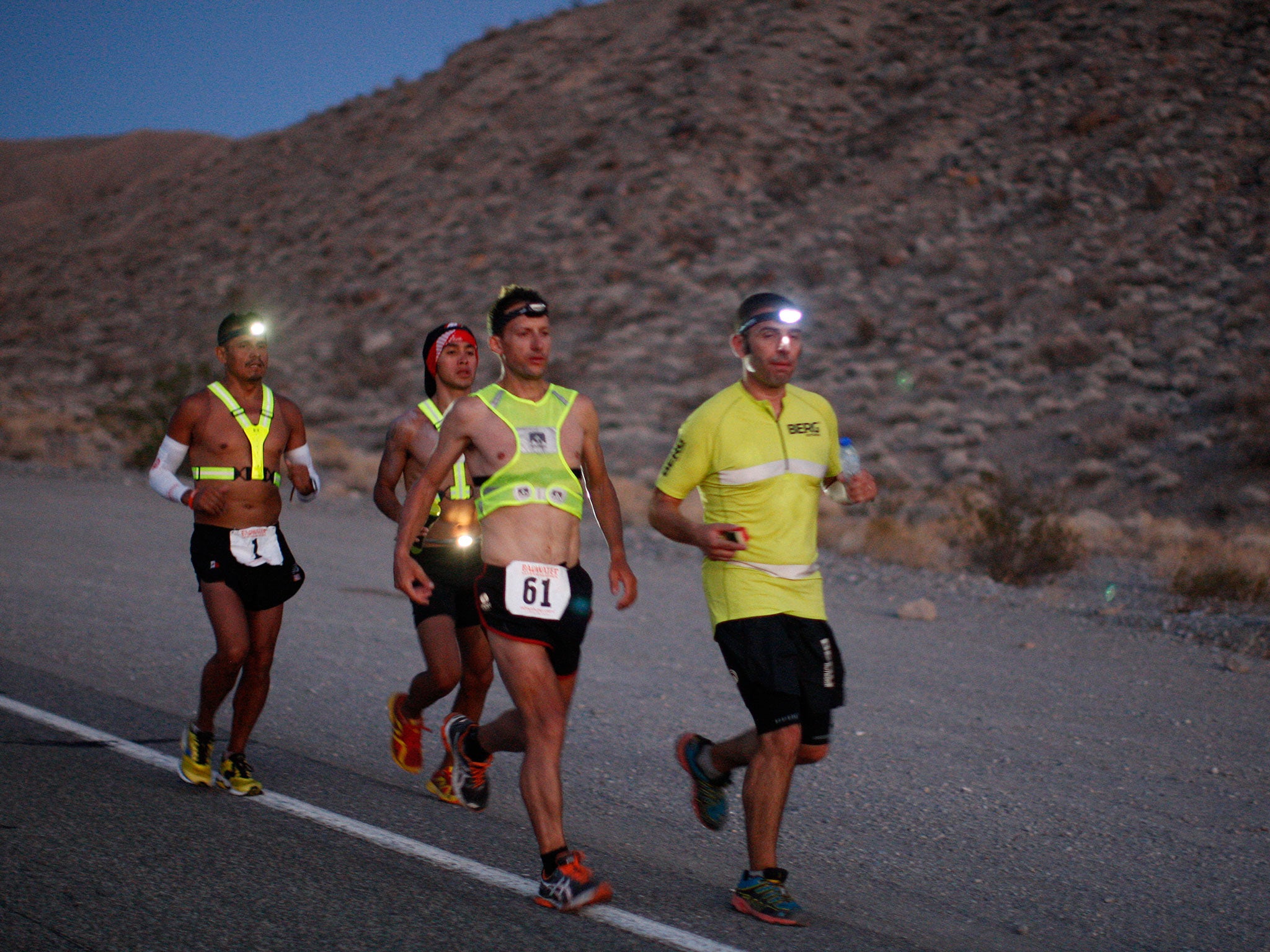 The Annual Badwater Ultra Marathon Held In Death Valley's Extreme Heat