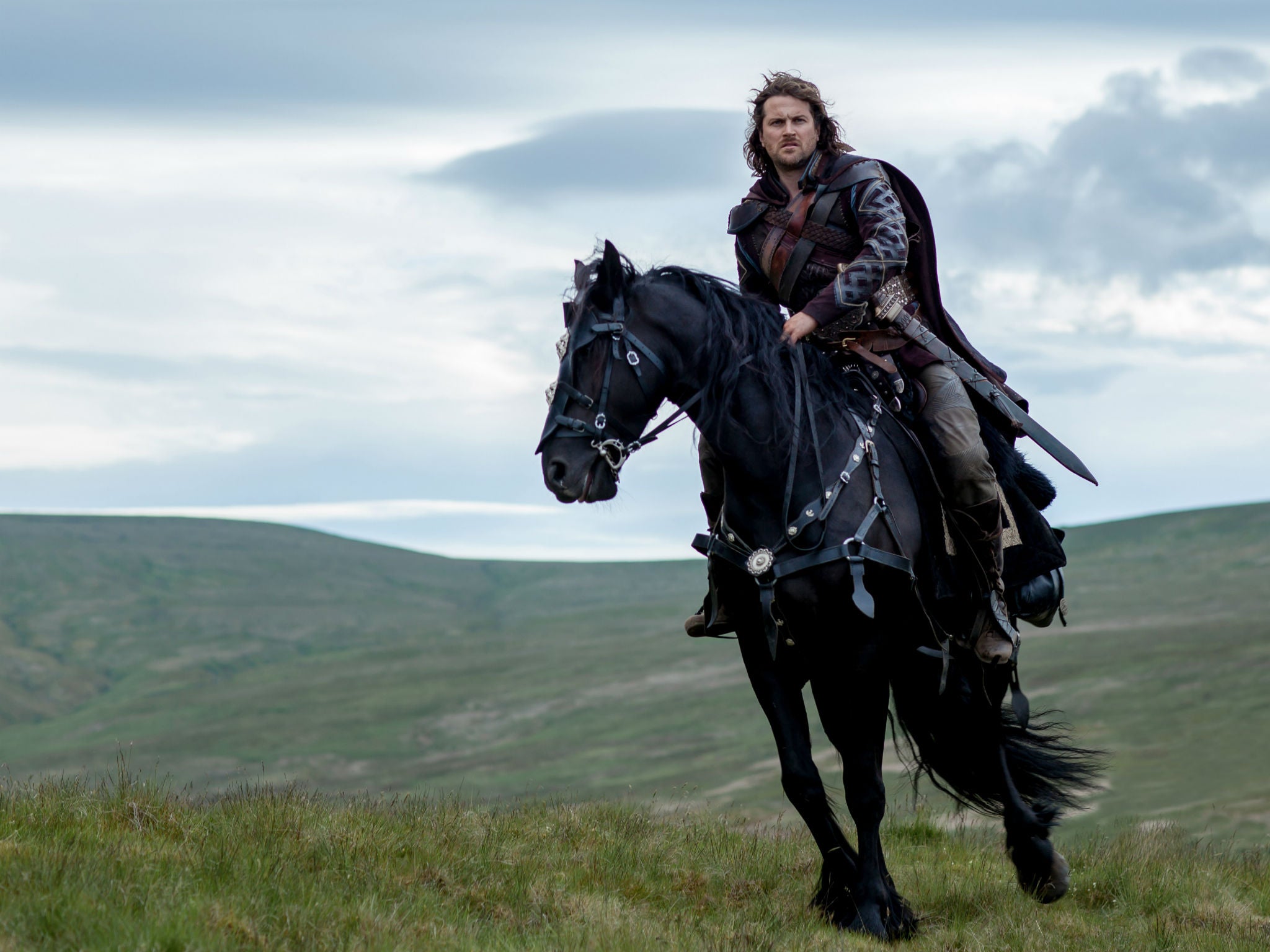 Kieran Bew as Beowolf in ITV's new adaptation of the Old English epic