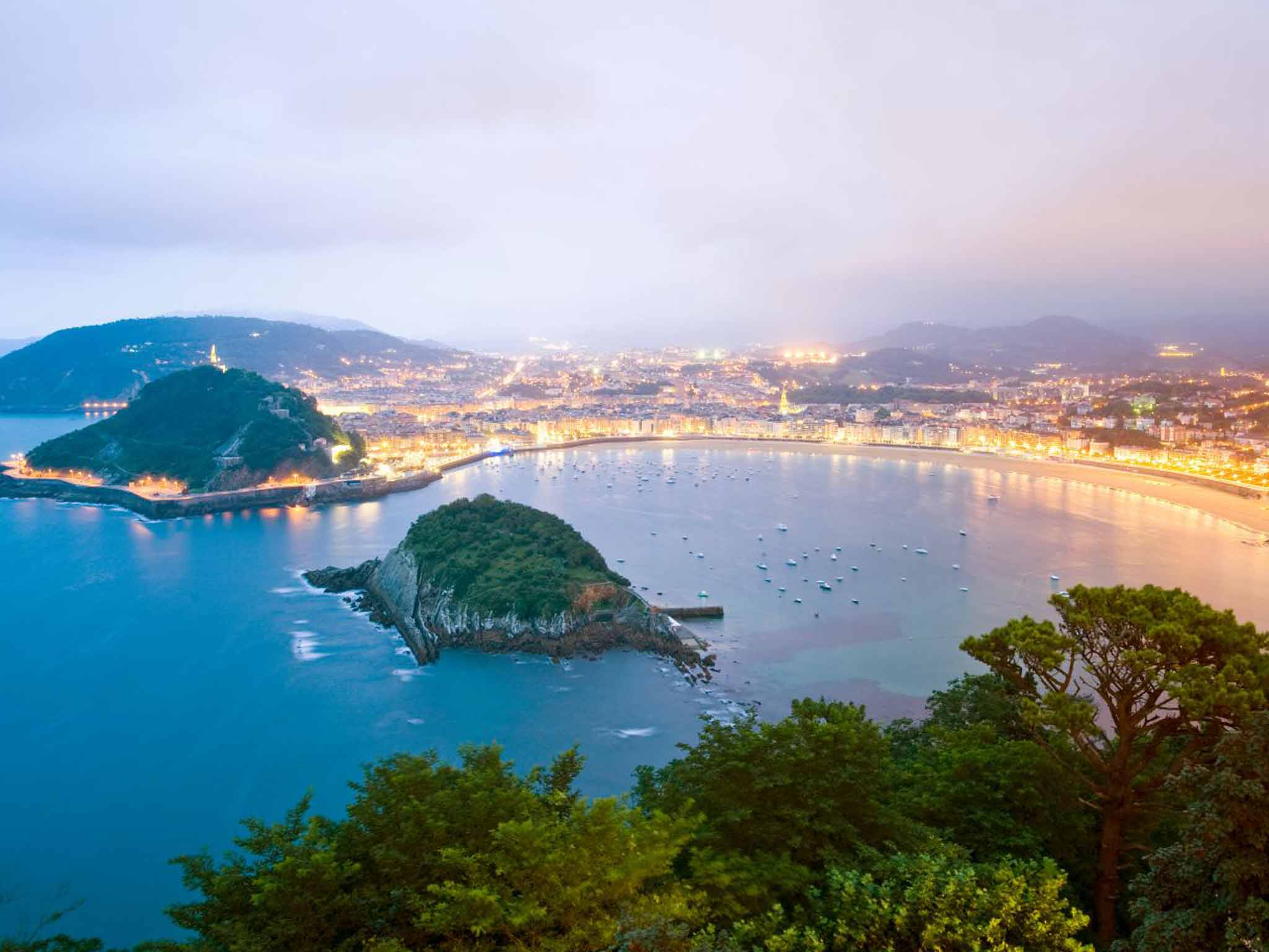 La Concha beach is San Sebastián's glittering pin-up