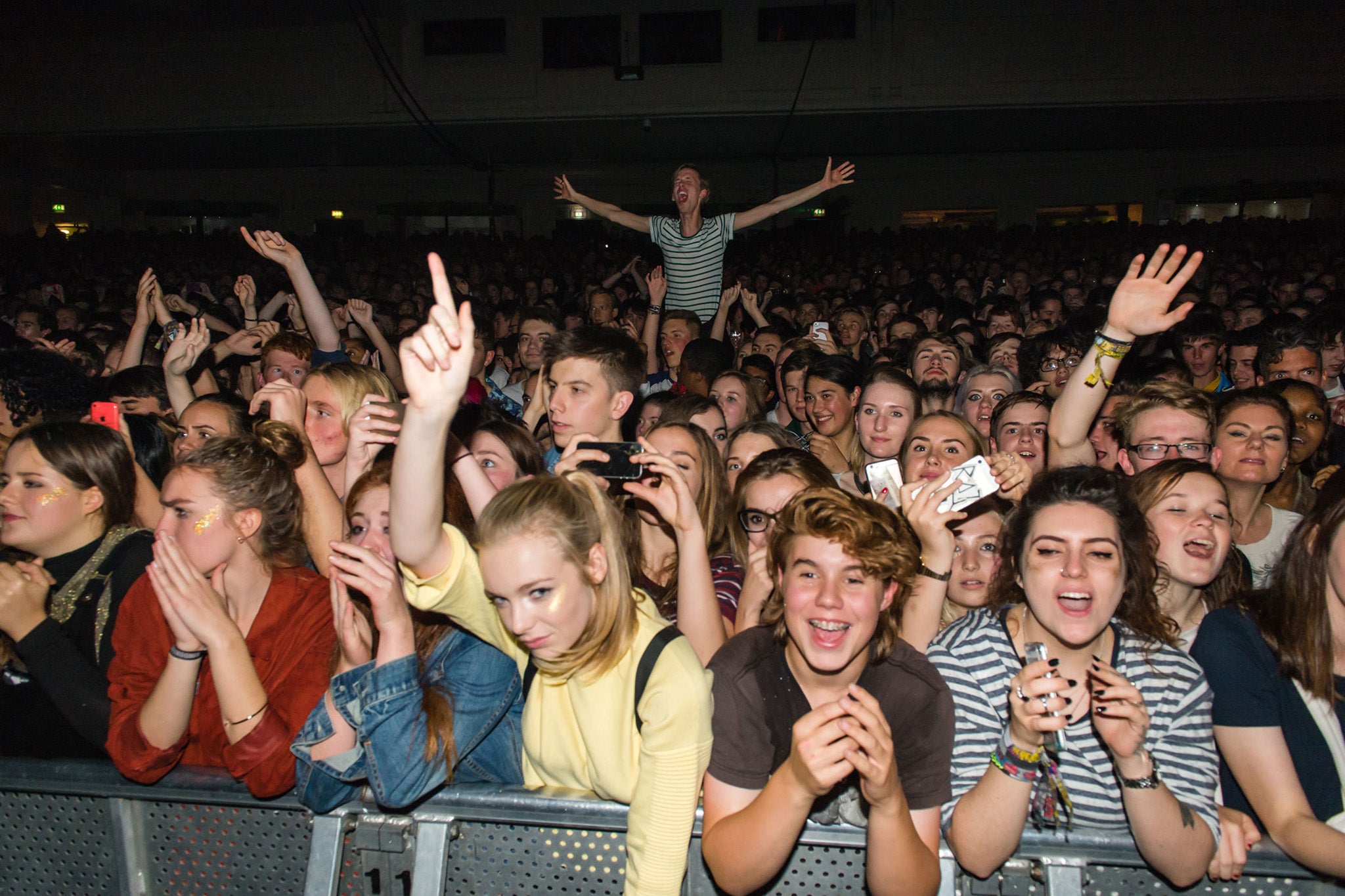 Crowds at a gig