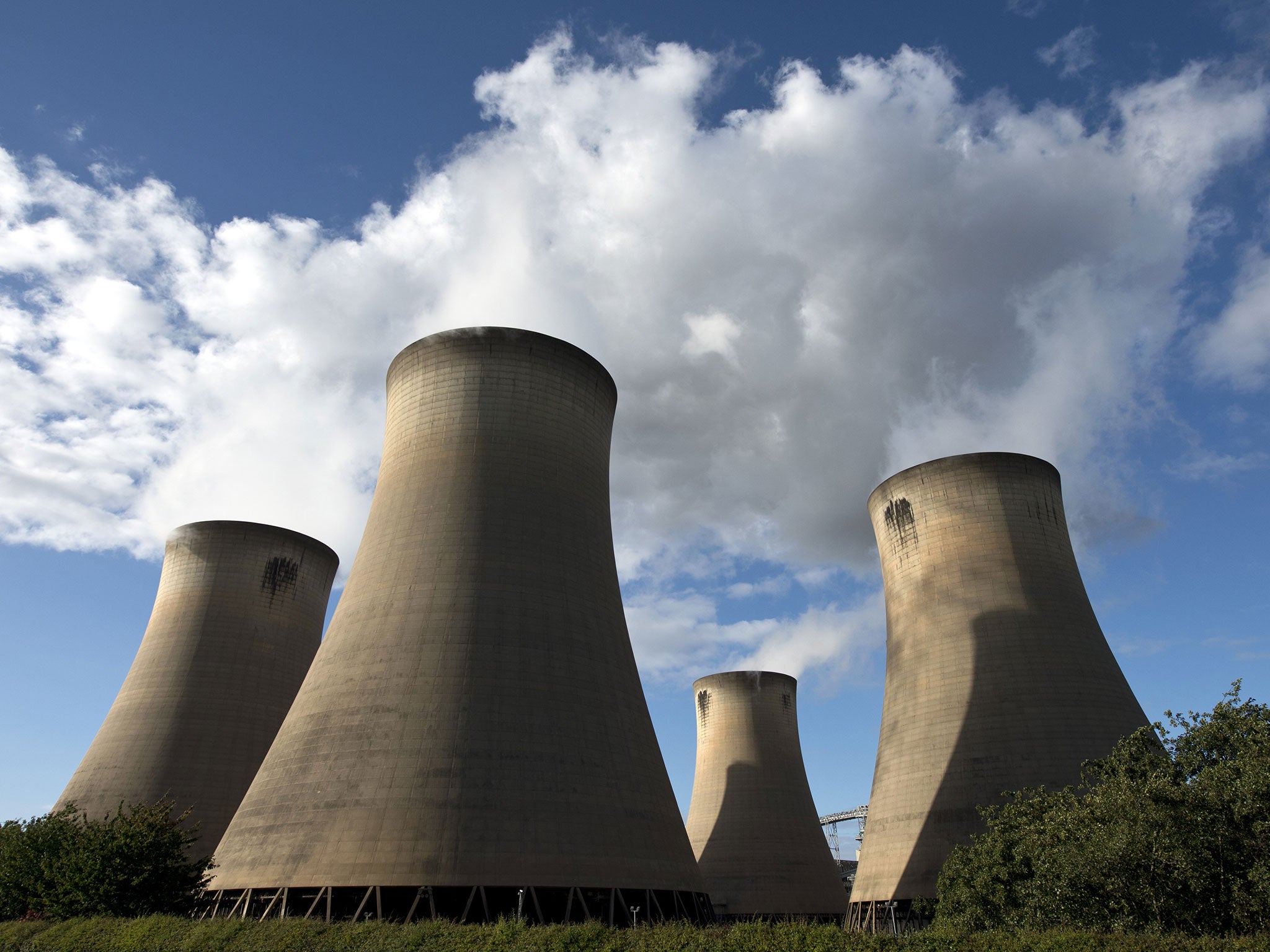 The Drax power station, which describes itself as "the largest, cleanest and most efficient coal fired power station in the UK"