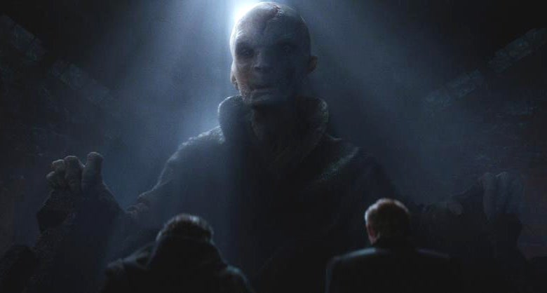 Emperor Snoke in Star Wars: The Force Awakens