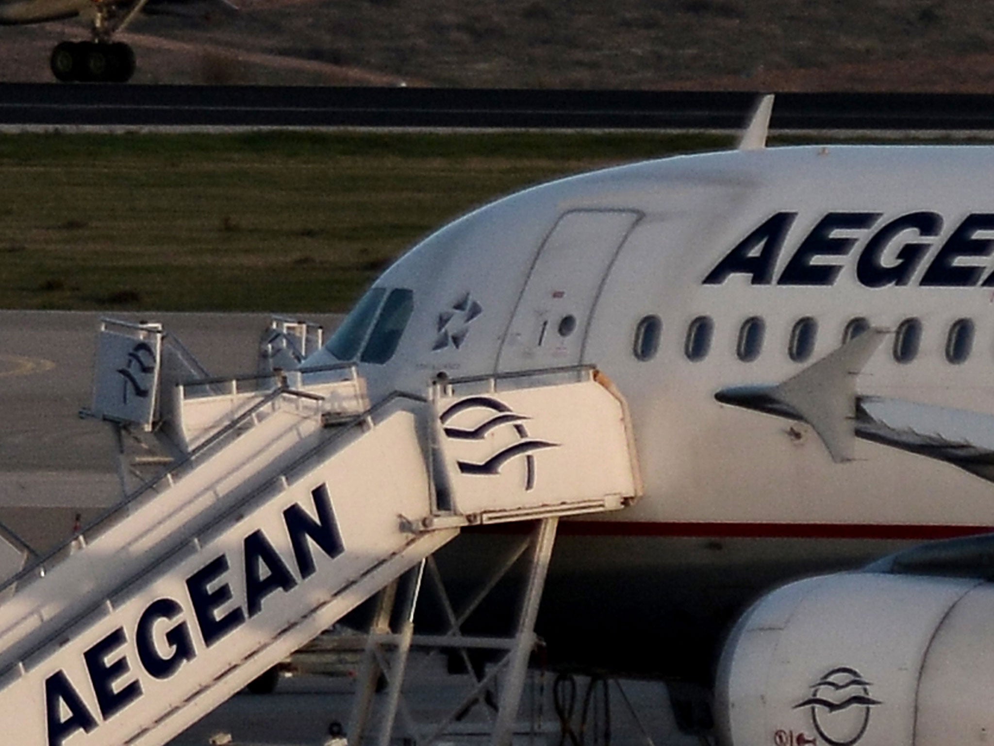 Athens International airport on January 21, 2014