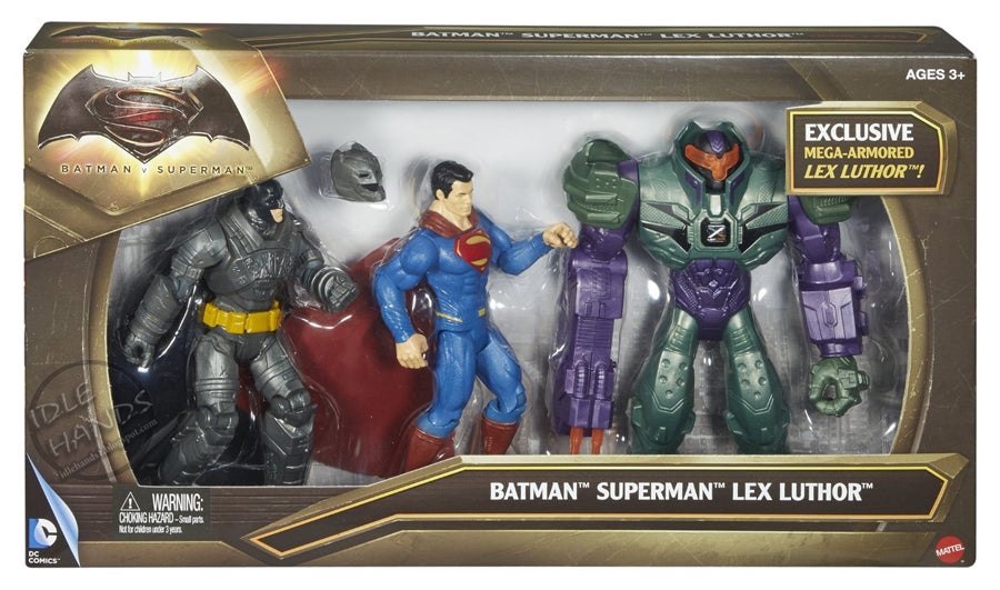 Superman, Batman and 'mega armoured' Lex Luthor