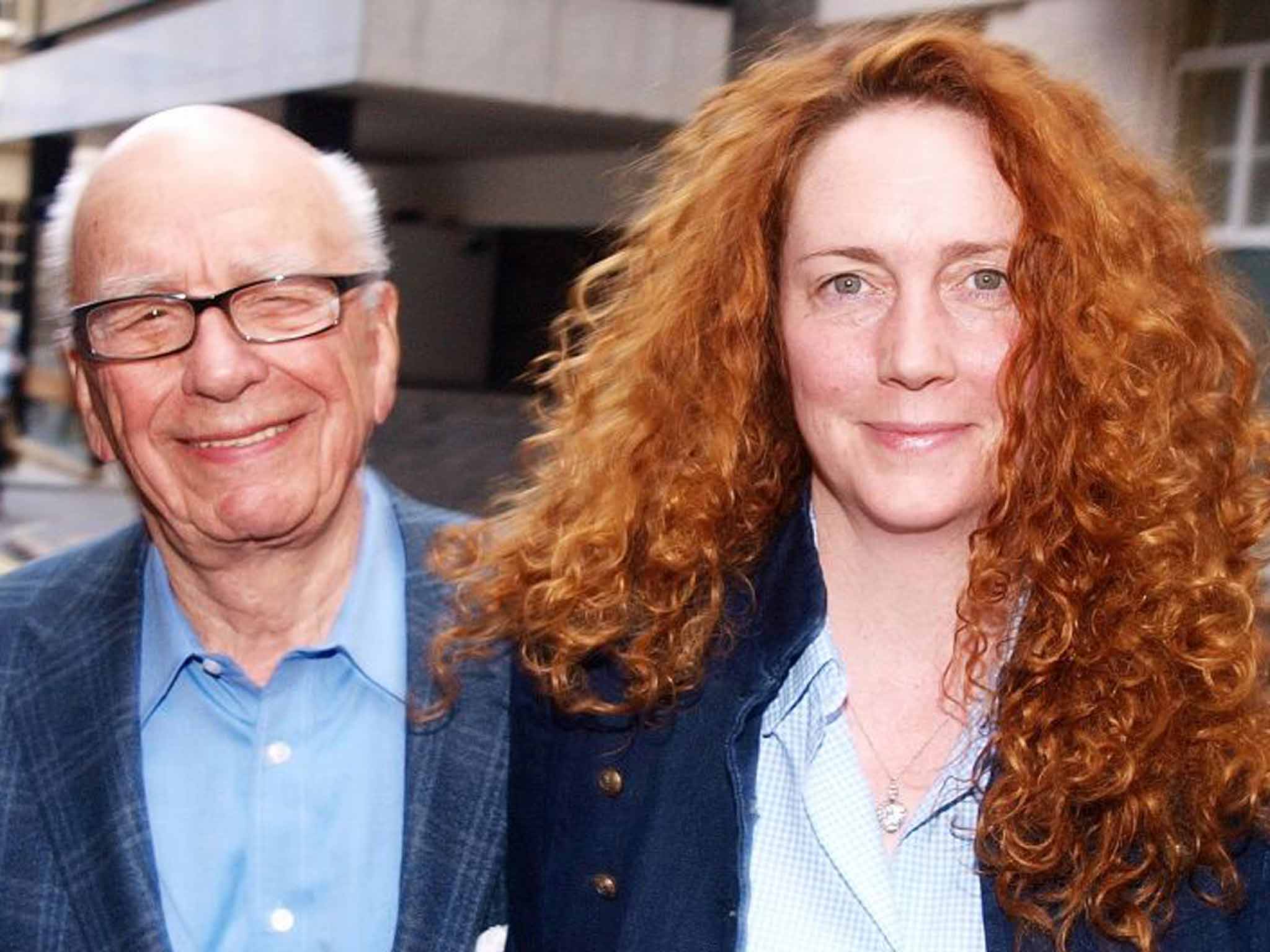 &#13;
Murdoch with Rebekah Brooks in 2011 &#13;