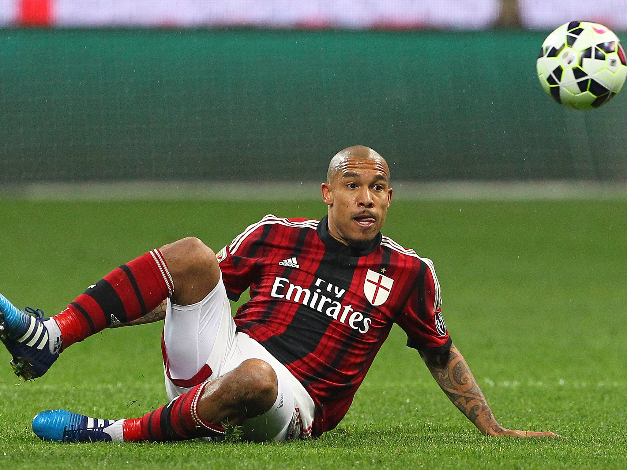 AC Milan midfielder Nigel De Jong