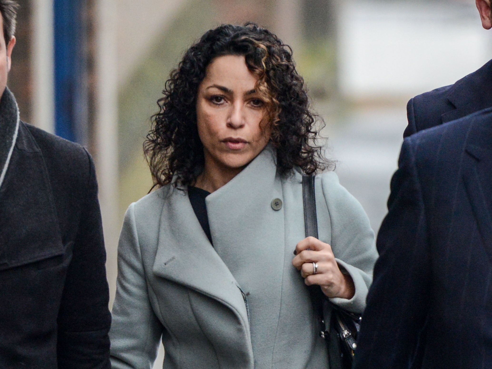 Eva Carneiro arrives at Montague Court, Croydon for an employment tribunal