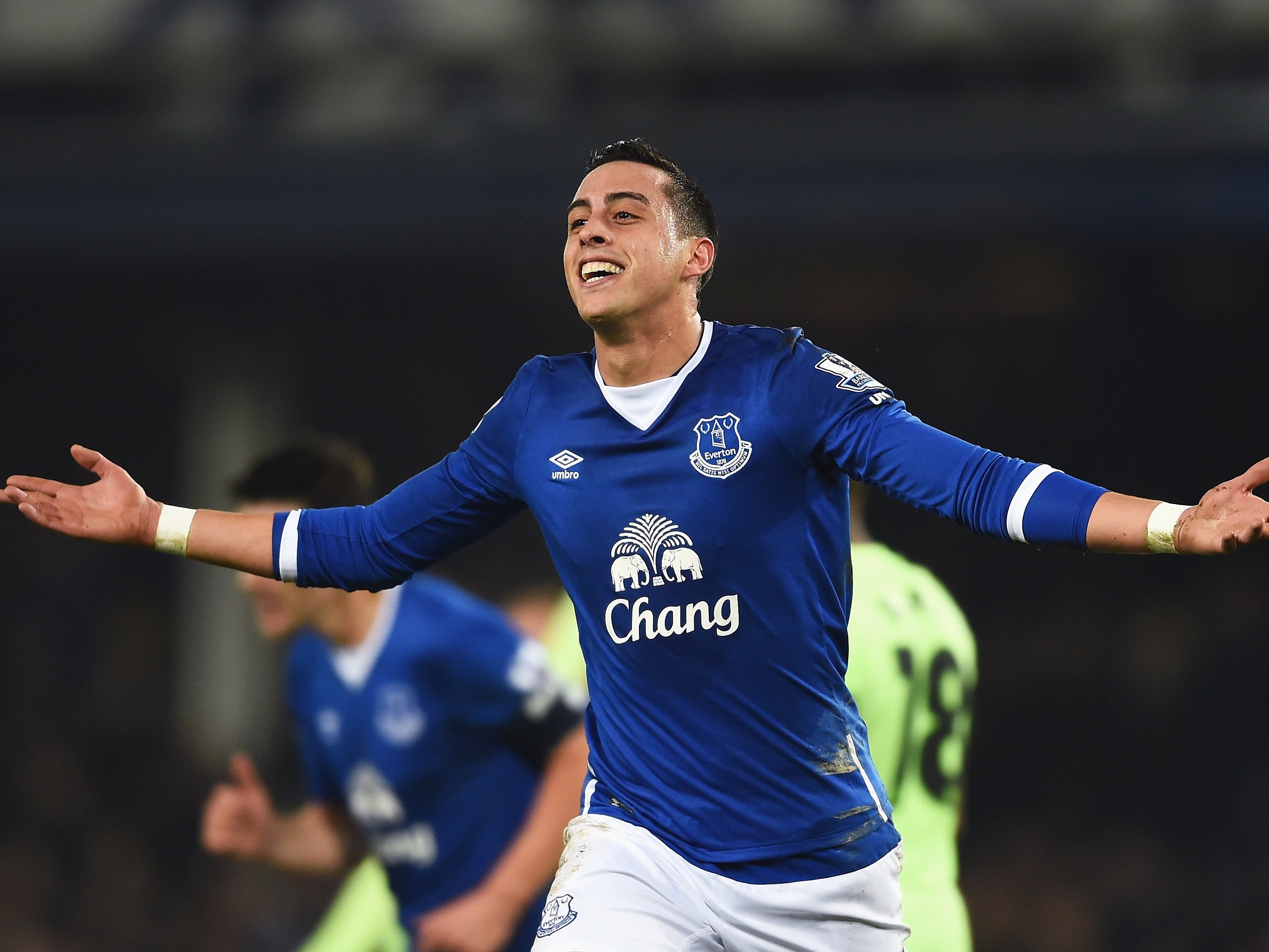 Funes Mori celebrates his opener