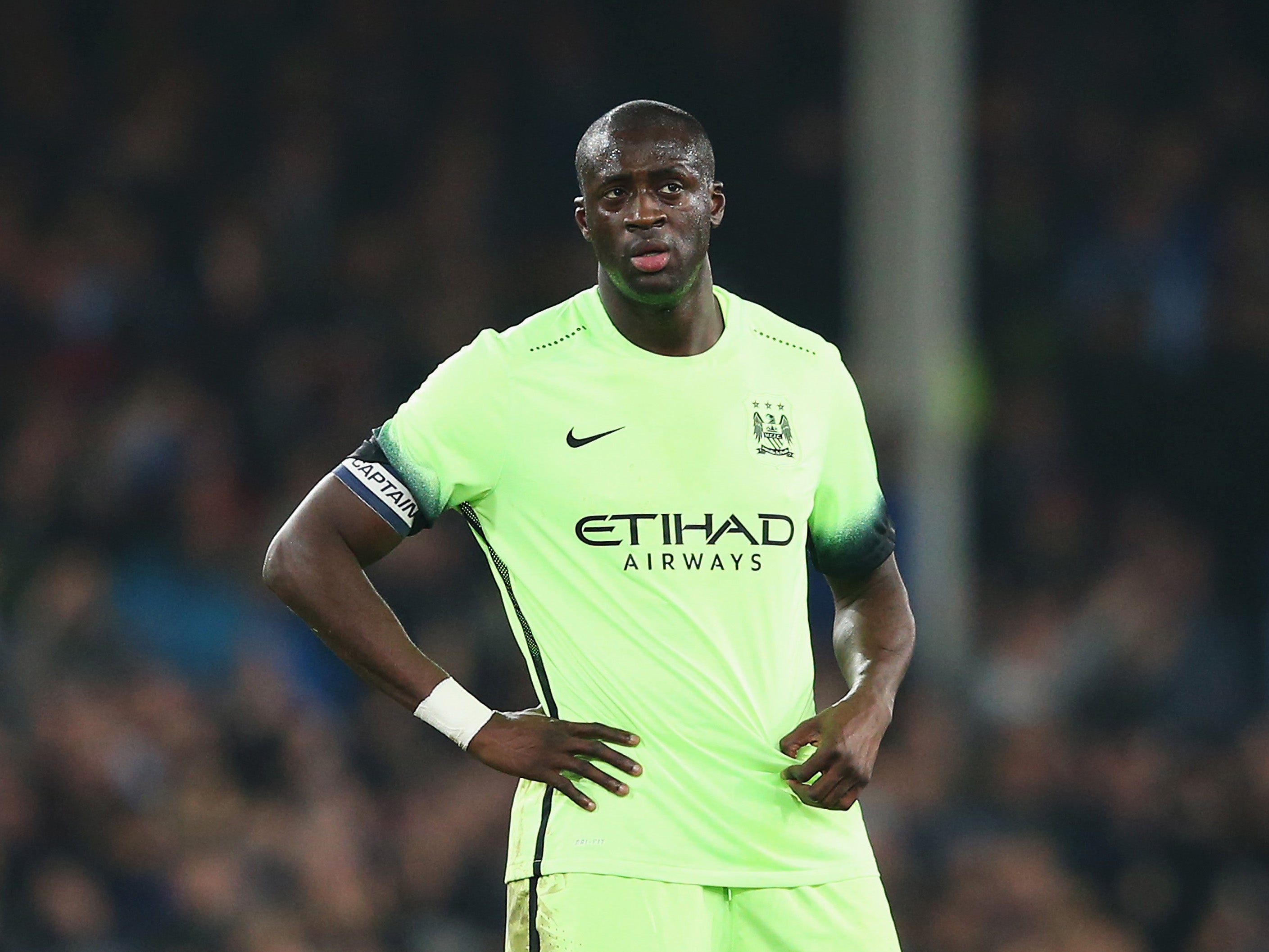 Yaya Toure endured a tough night
