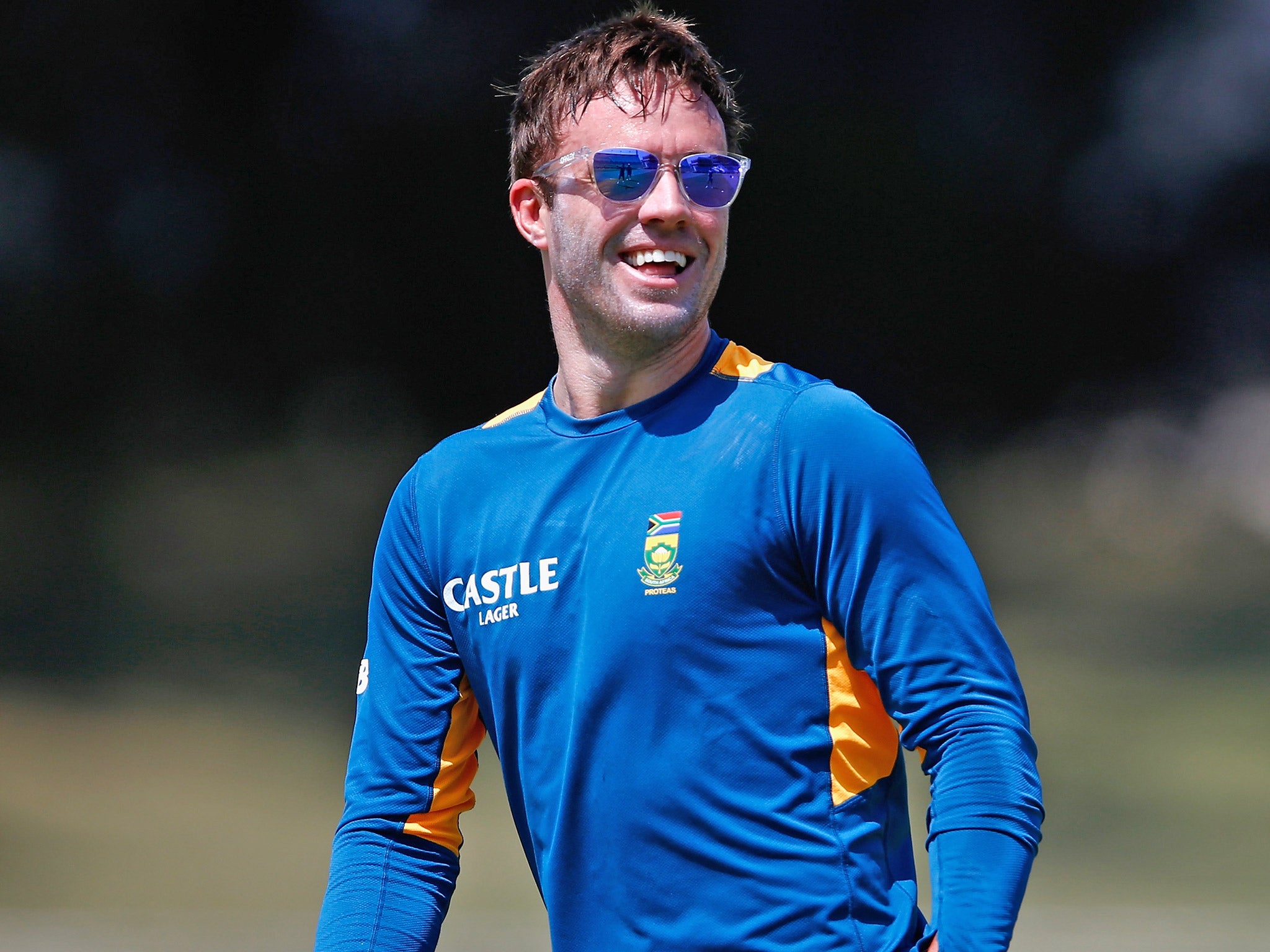 AB De Villiers during training