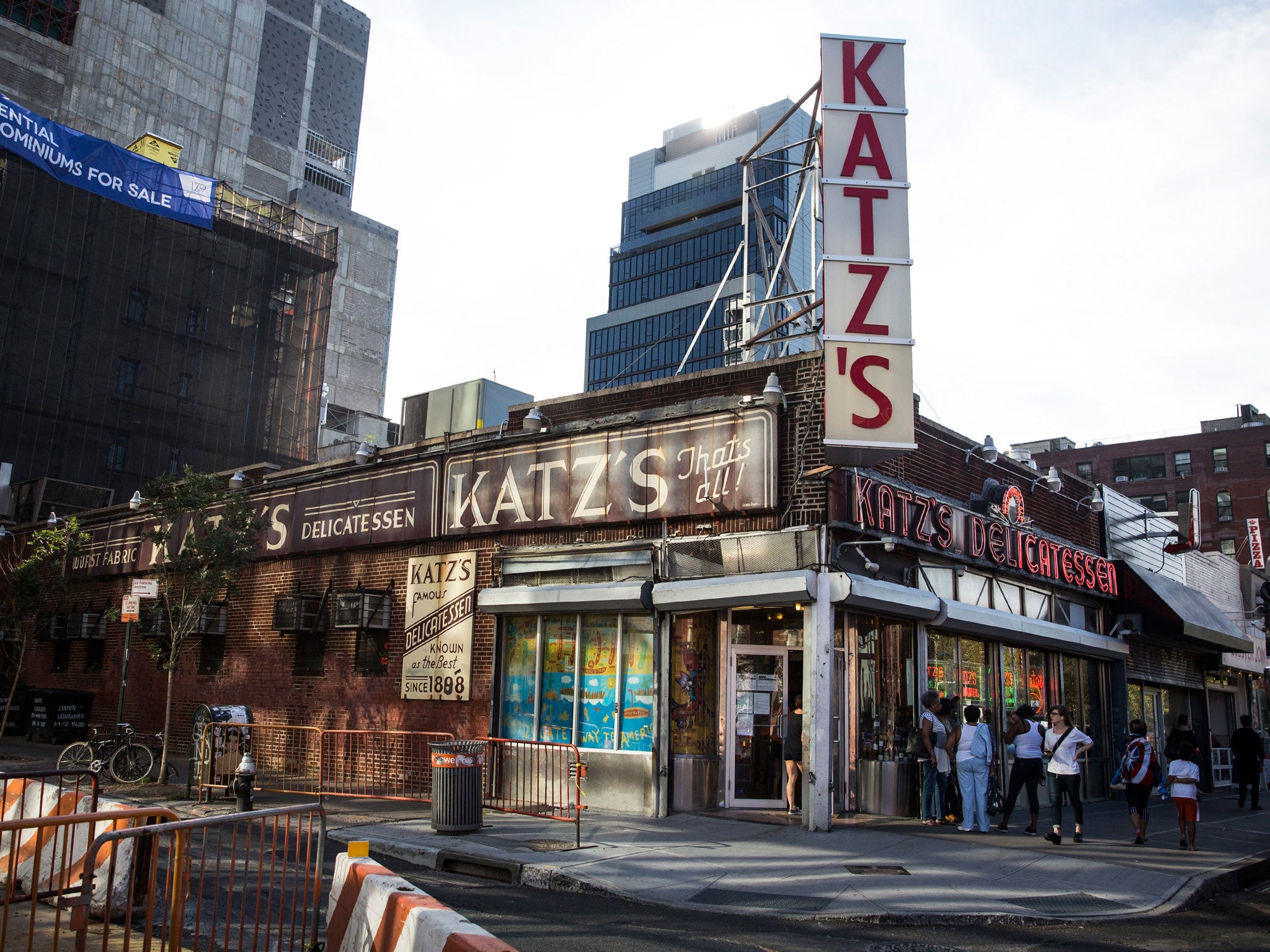 Iconic Katz’s Deli in New York where Frank James dined before capture