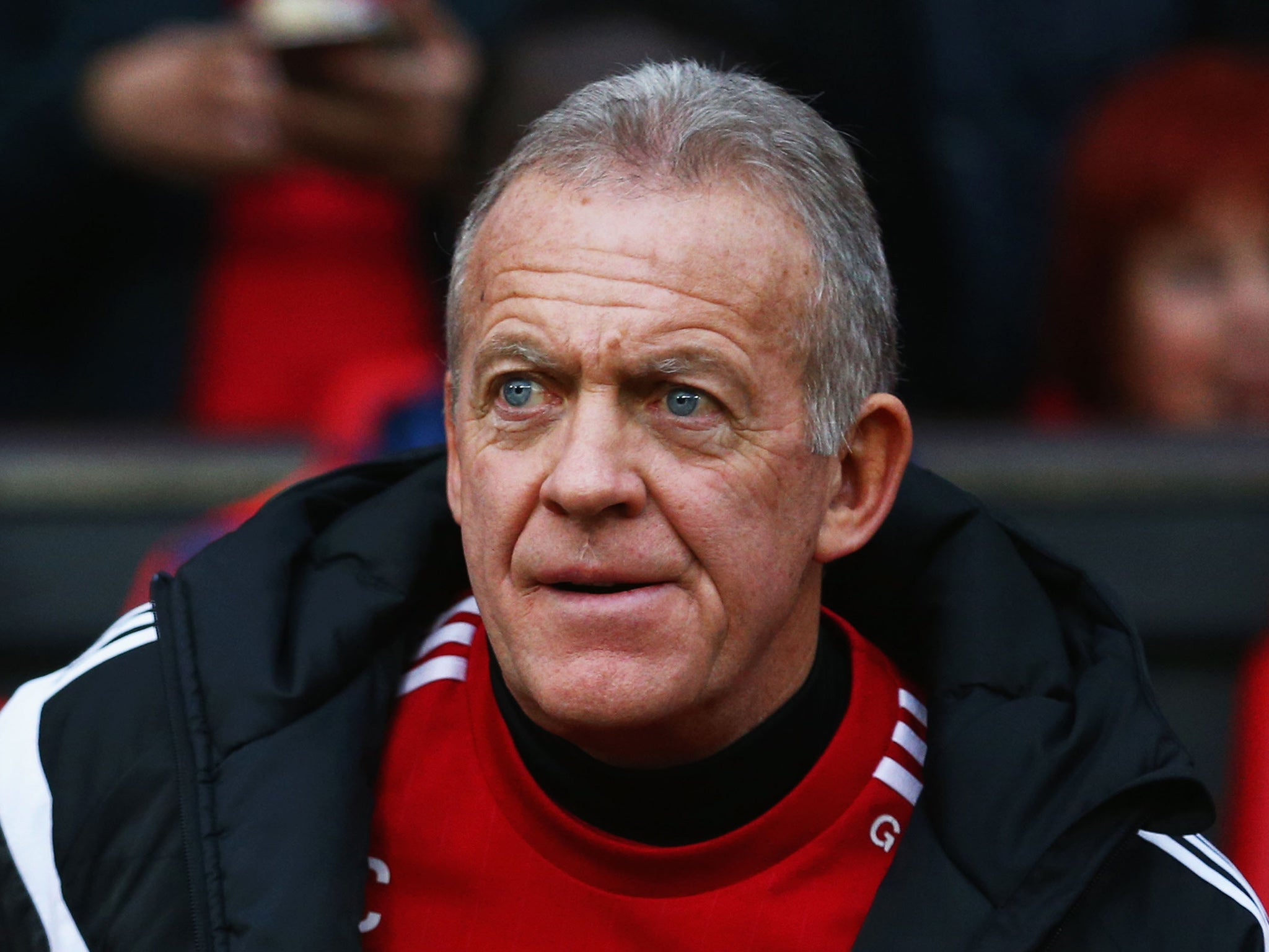 Swansea City caretaker manager Alan Curtis