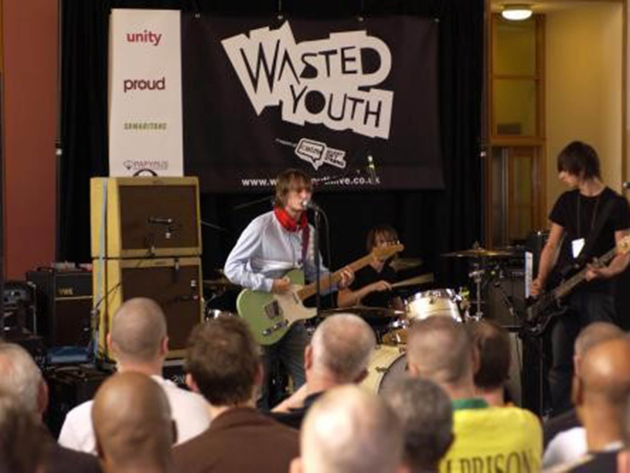 The Enemy perform a gig in aid of charity Wasted Youth at Pentonville Prison