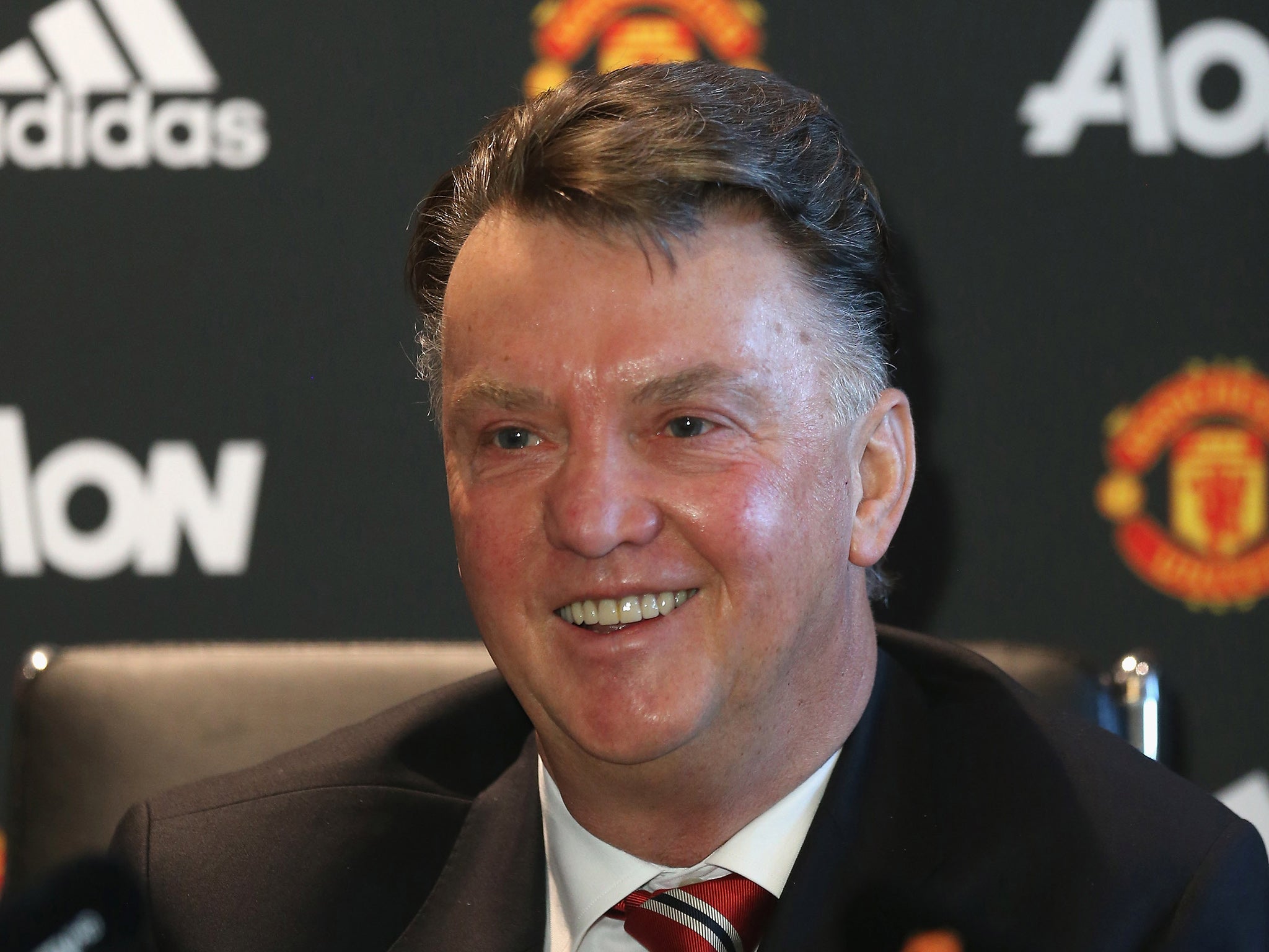 Manchester United manager Louis van Gaal