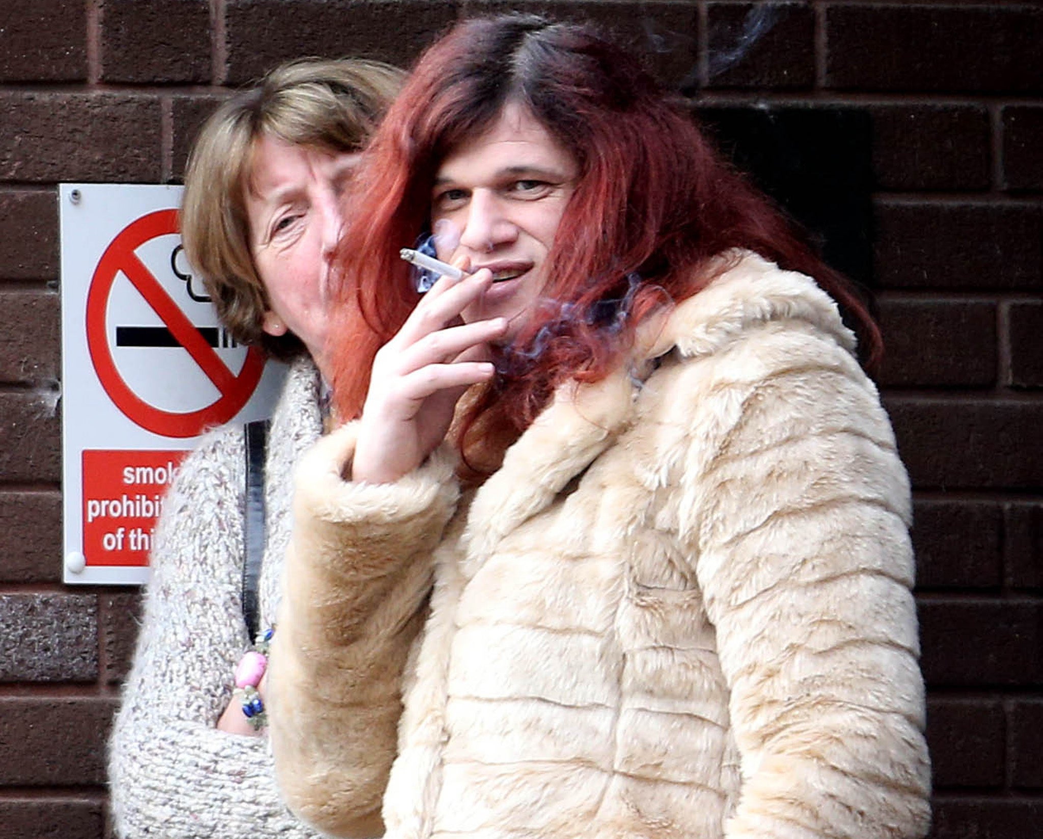 Davina Aryton outside Portsmouth Crown Court