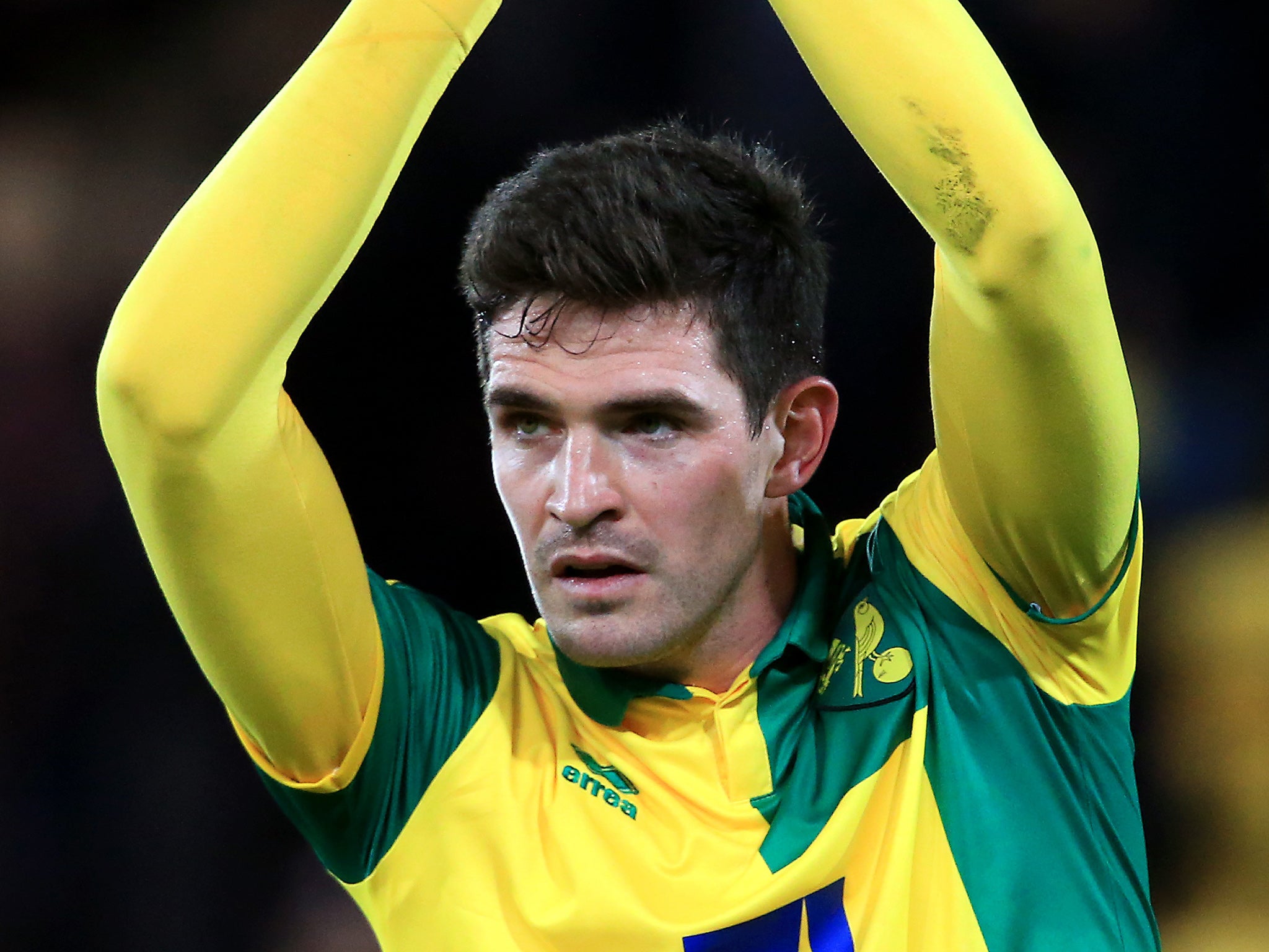 Norwich City striker Kyle Lafferty