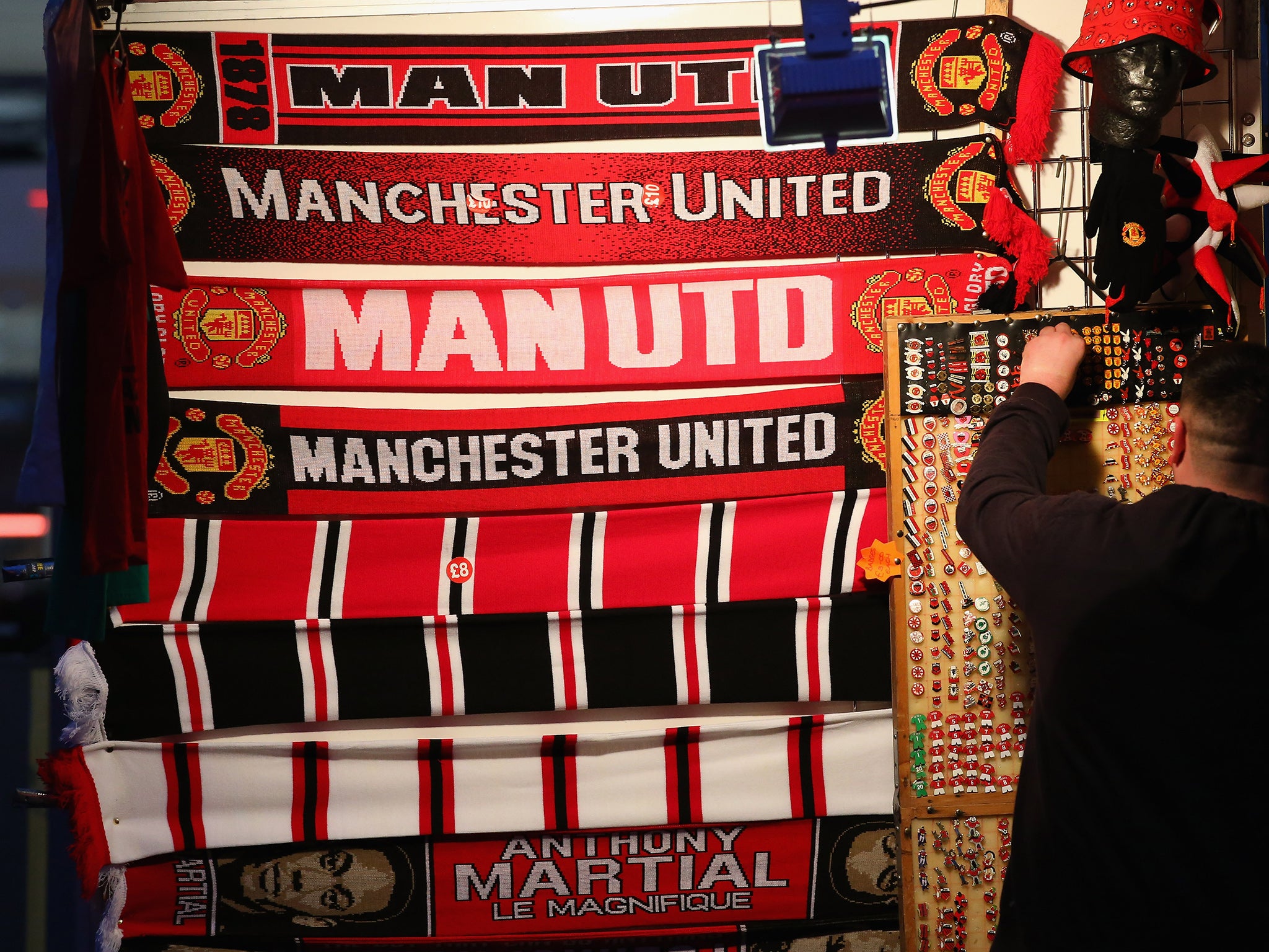 Manchester United scarves