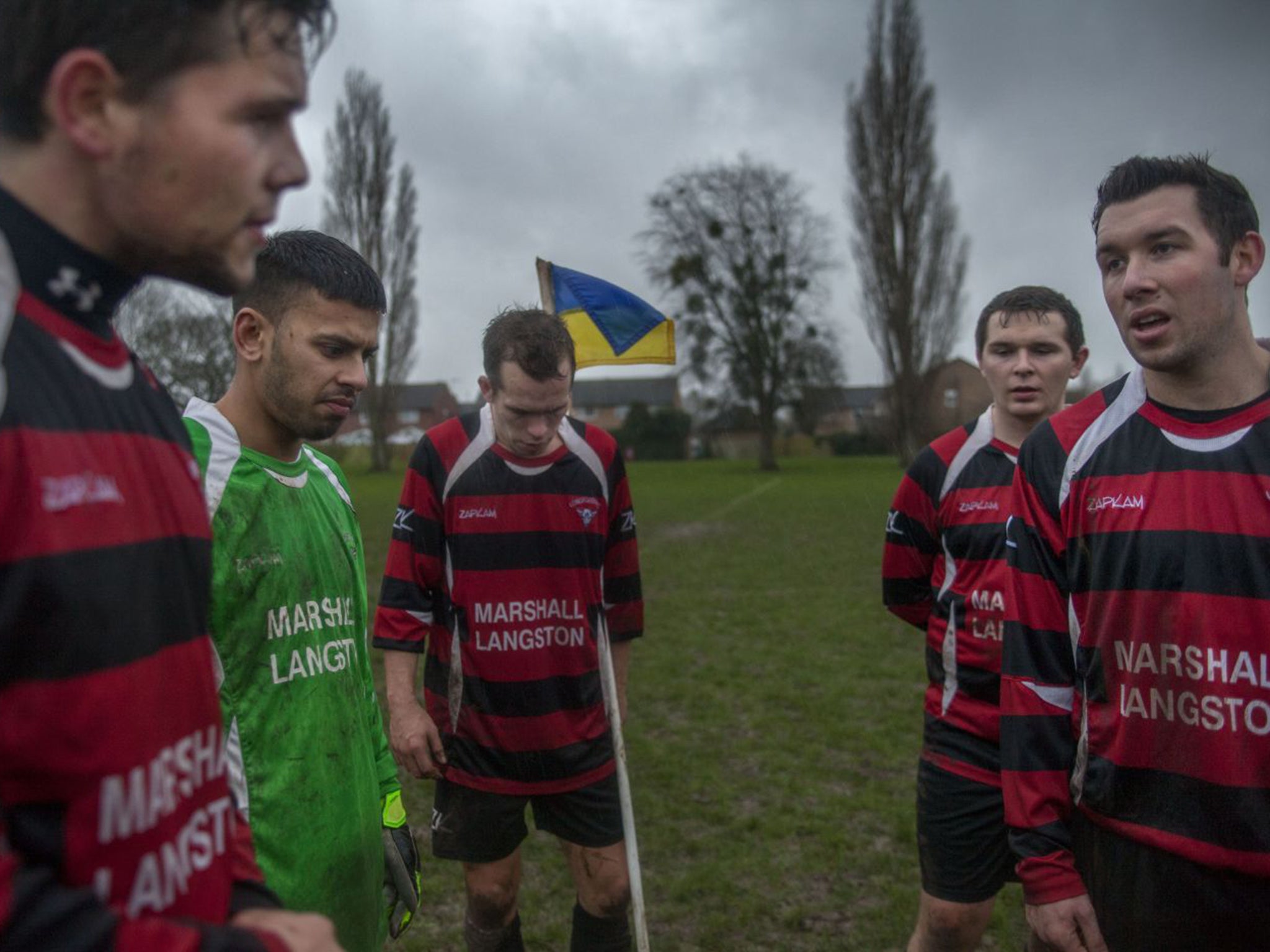 AFC Longford players regroup 9-1 loss earlier this season