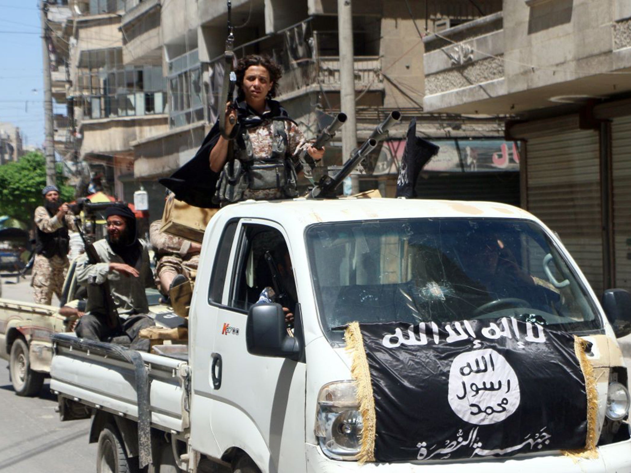 Fighters from Jabhat al-Nusra in Aleppo