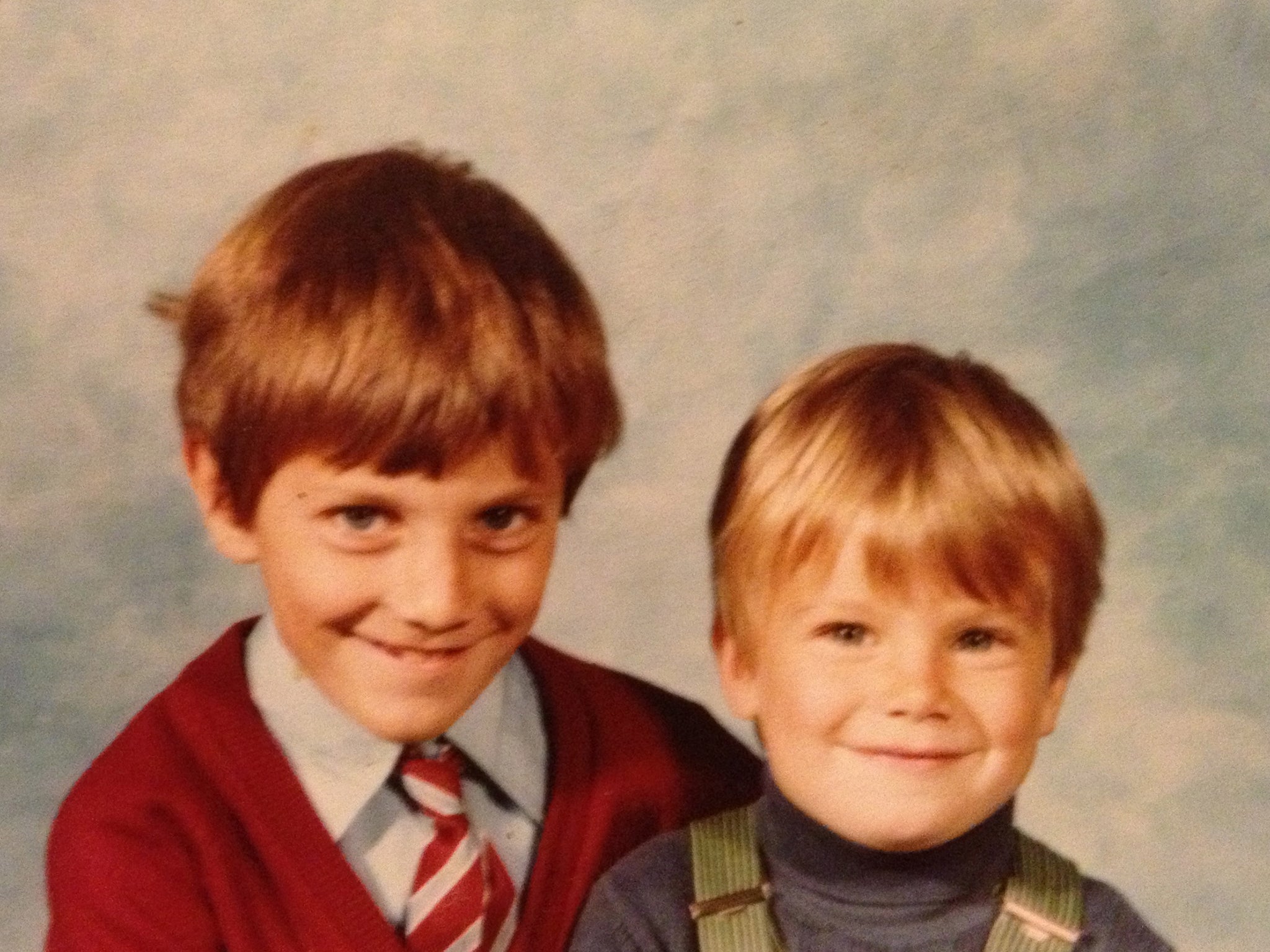 Royd and Mike Tolkien as children