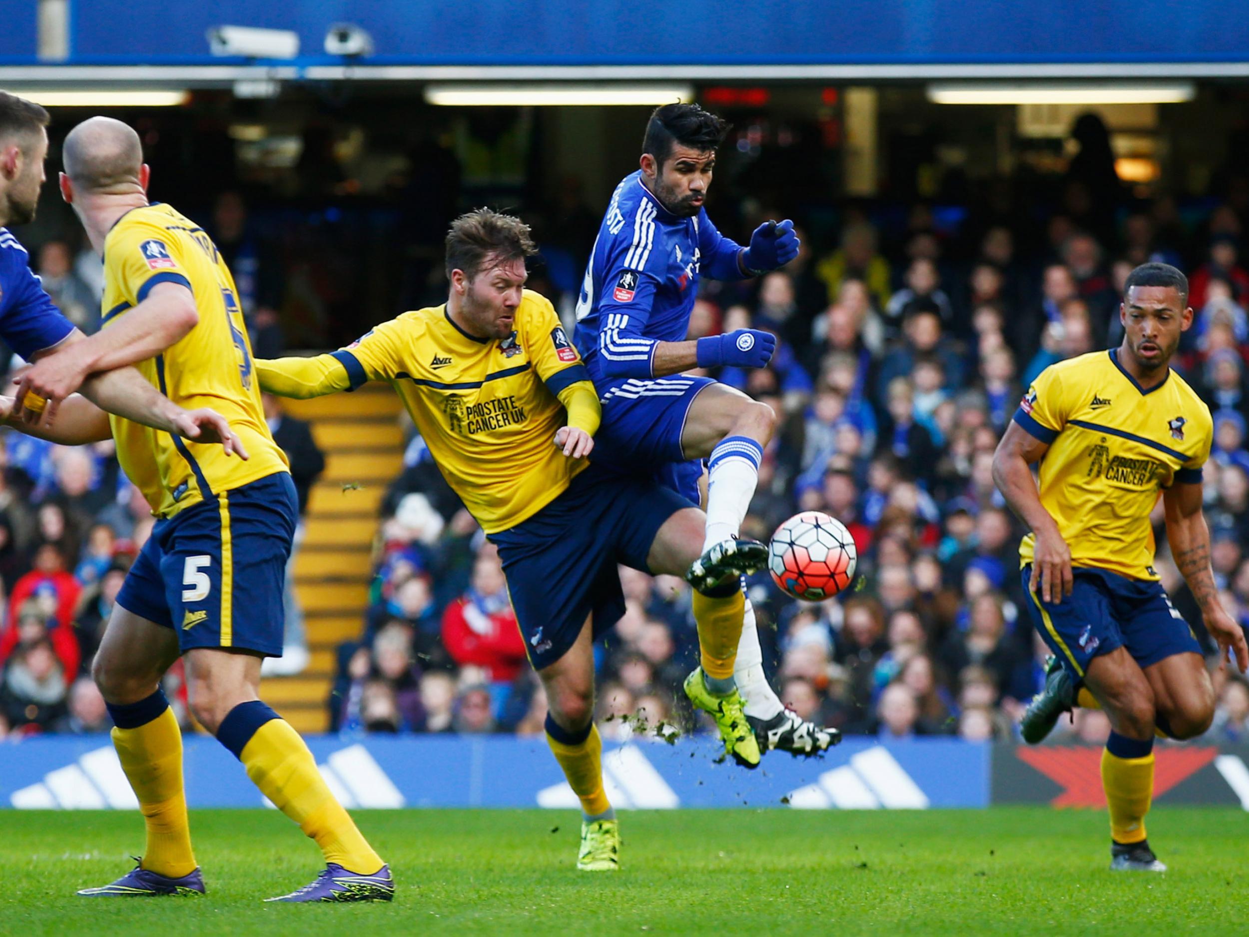 Diego Costa scores for Chelsea