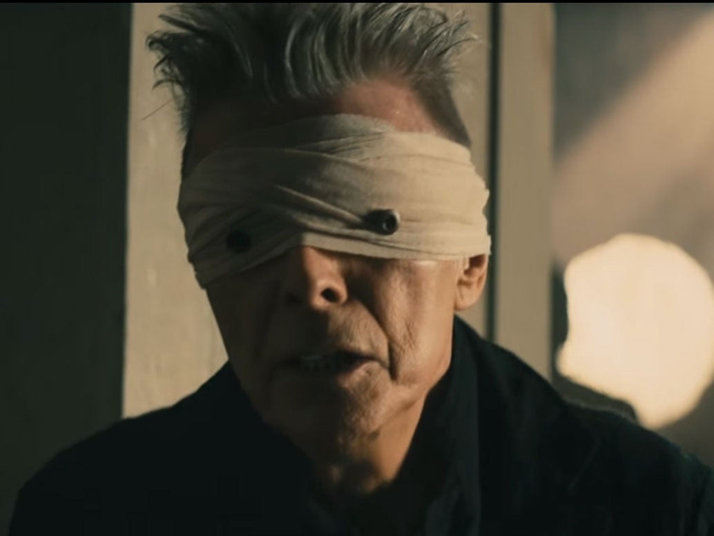 David Bowie in the video for 'Blackstar', his latest and final album