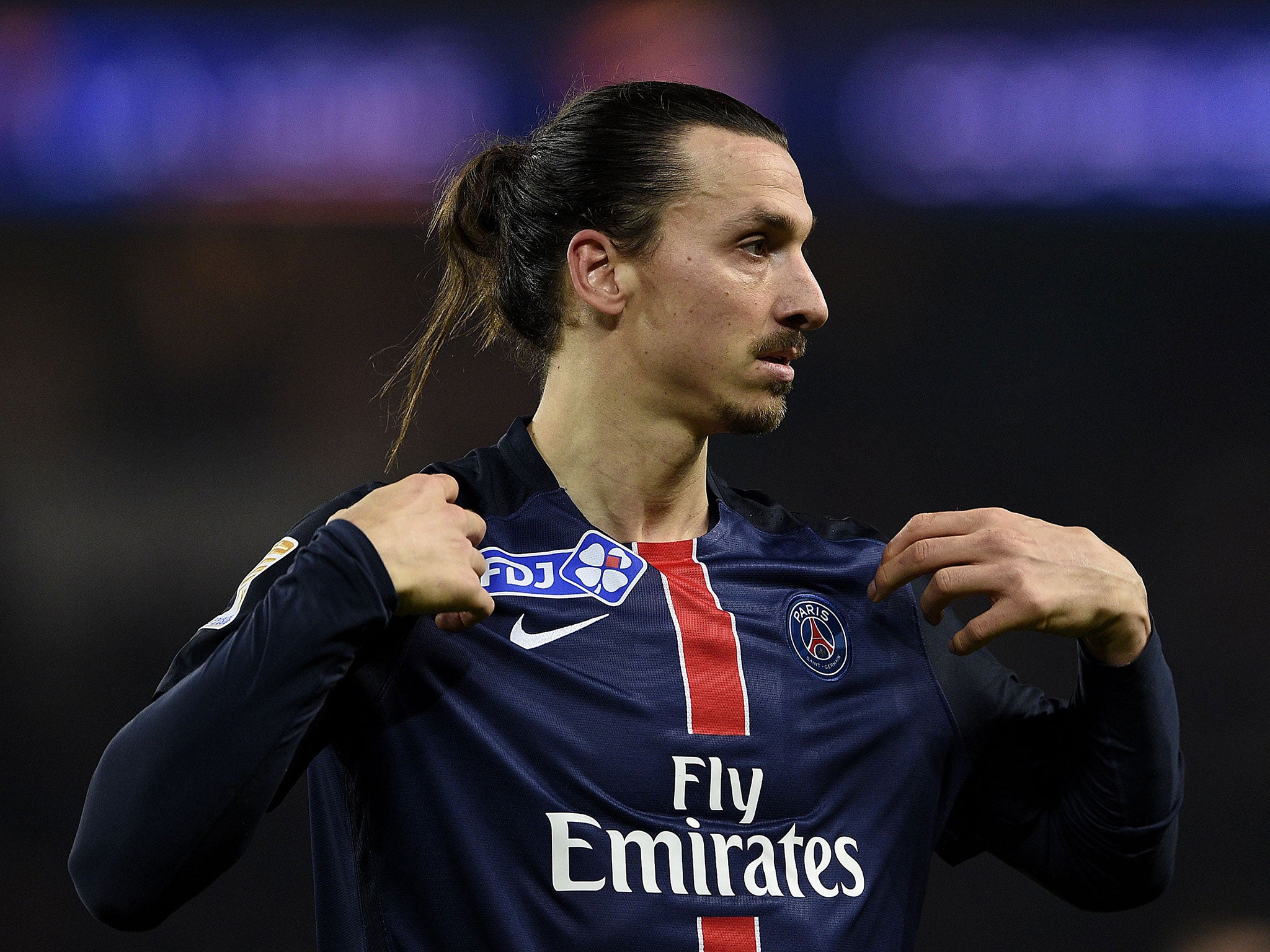 PSG striker Zlatan Ibrahimovic