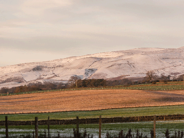 Snow is already covering parts of the UK