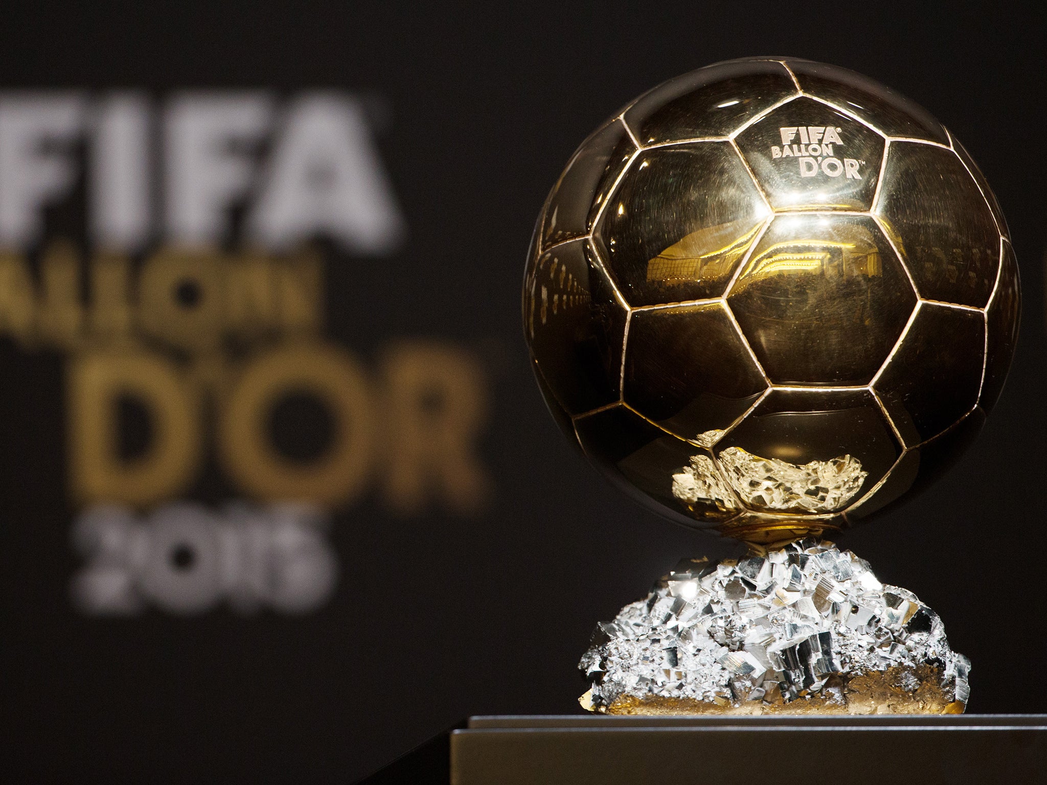 The Ballon d'Or trophy