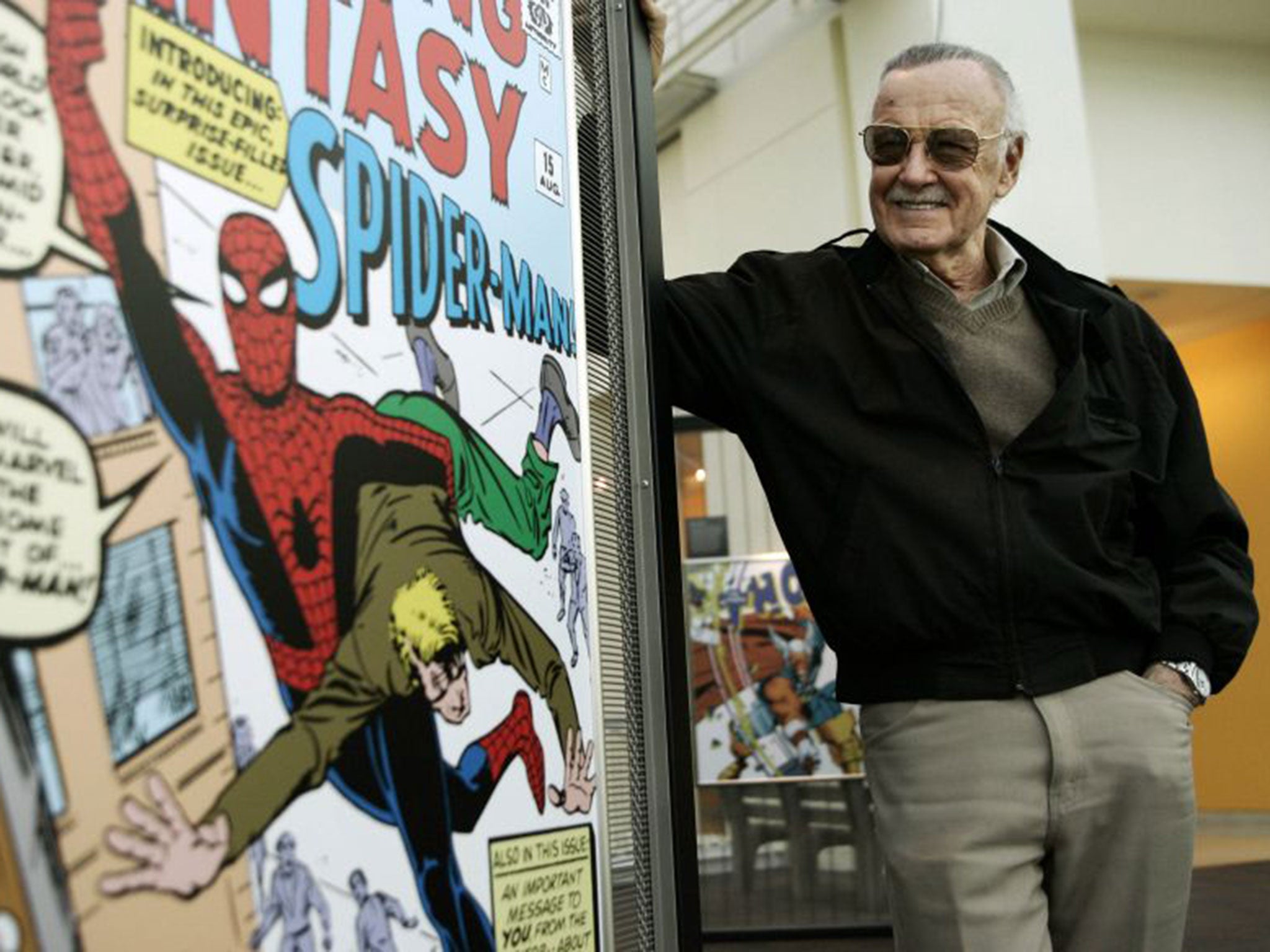 Stan Lee, creator of Spider-Man