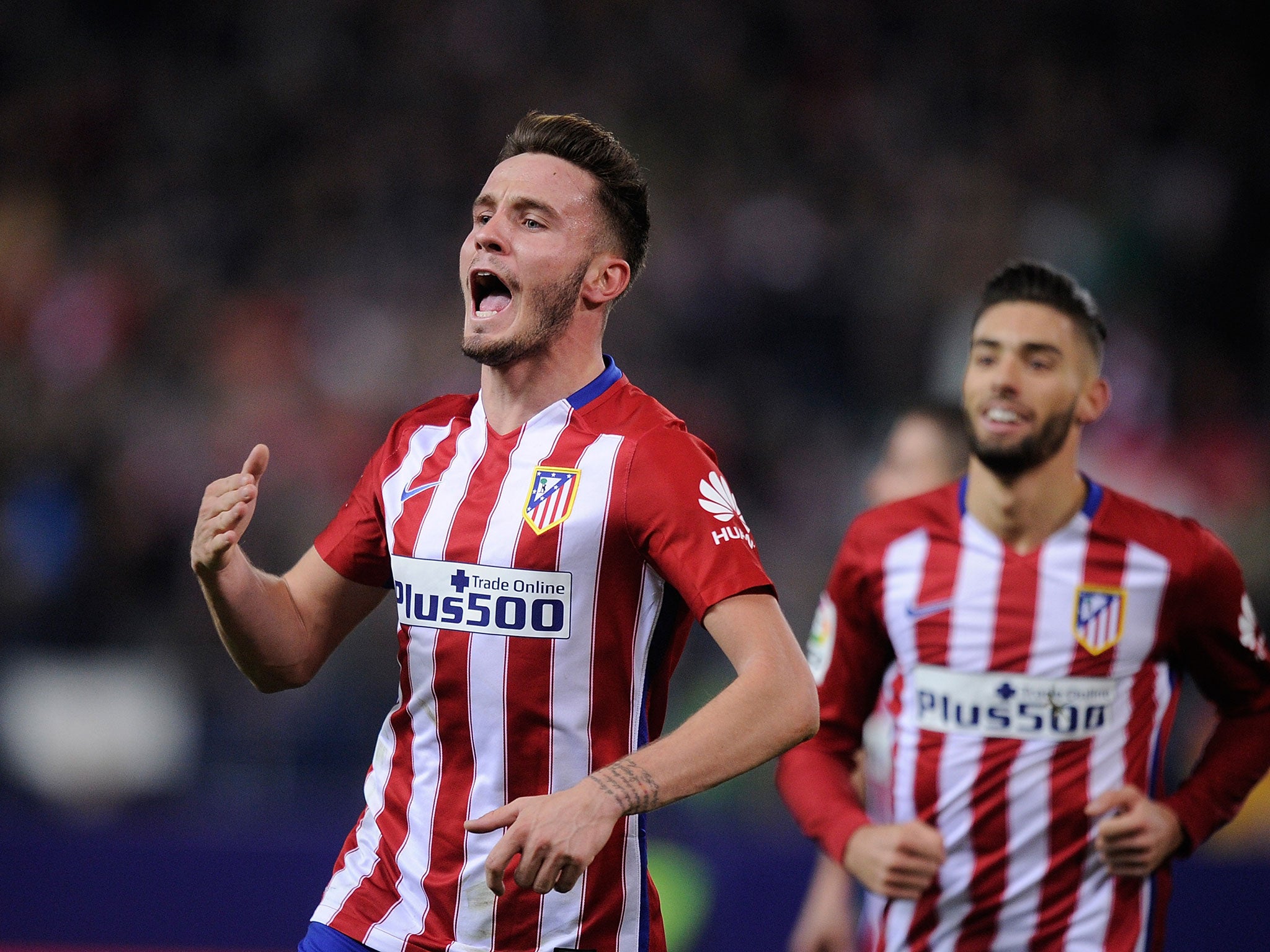 Atletico Madrid midfielder Saul Niguez has been linked with Manchester United