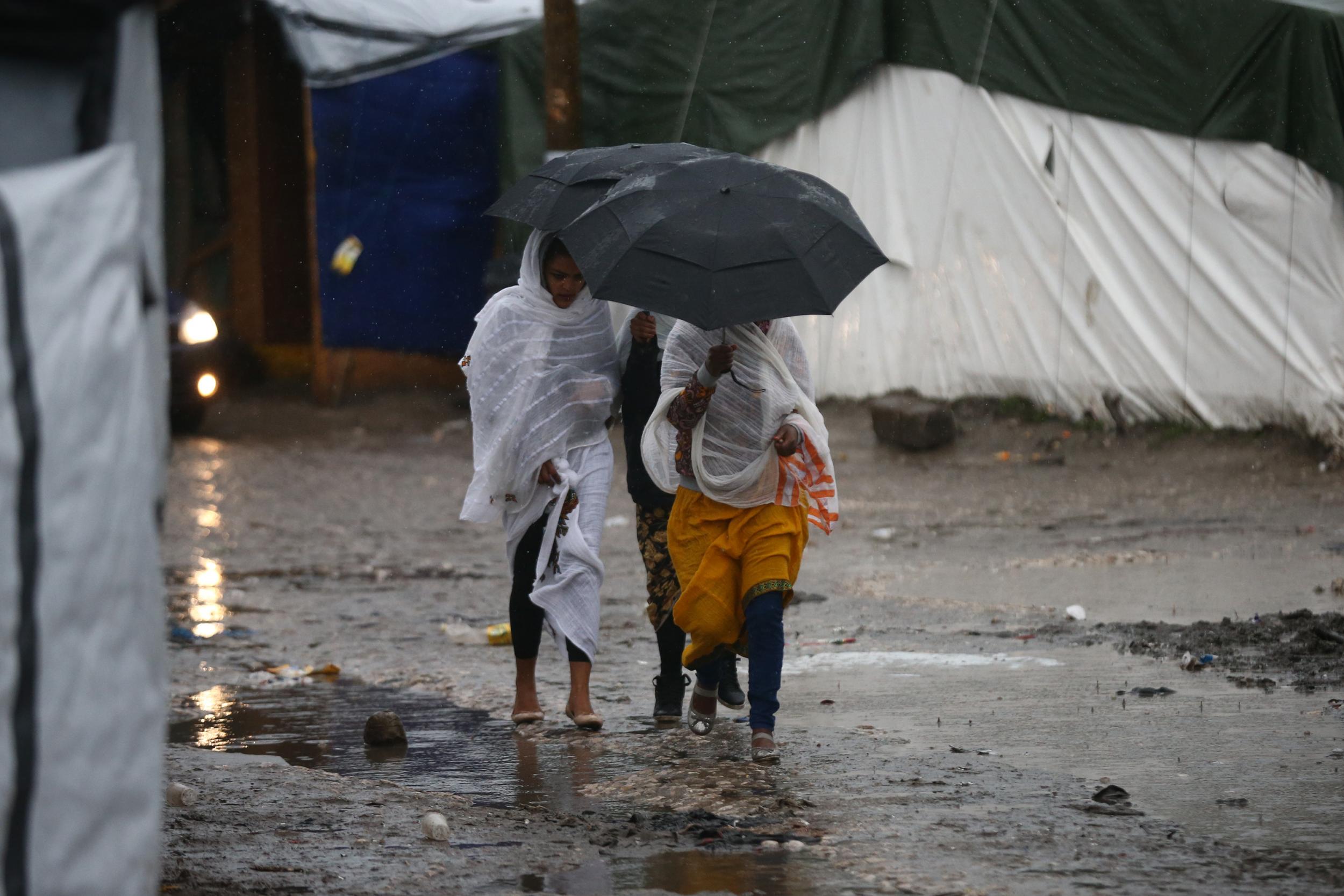 More than 300 women and 60 children are understood to be among those facing eviction from the site