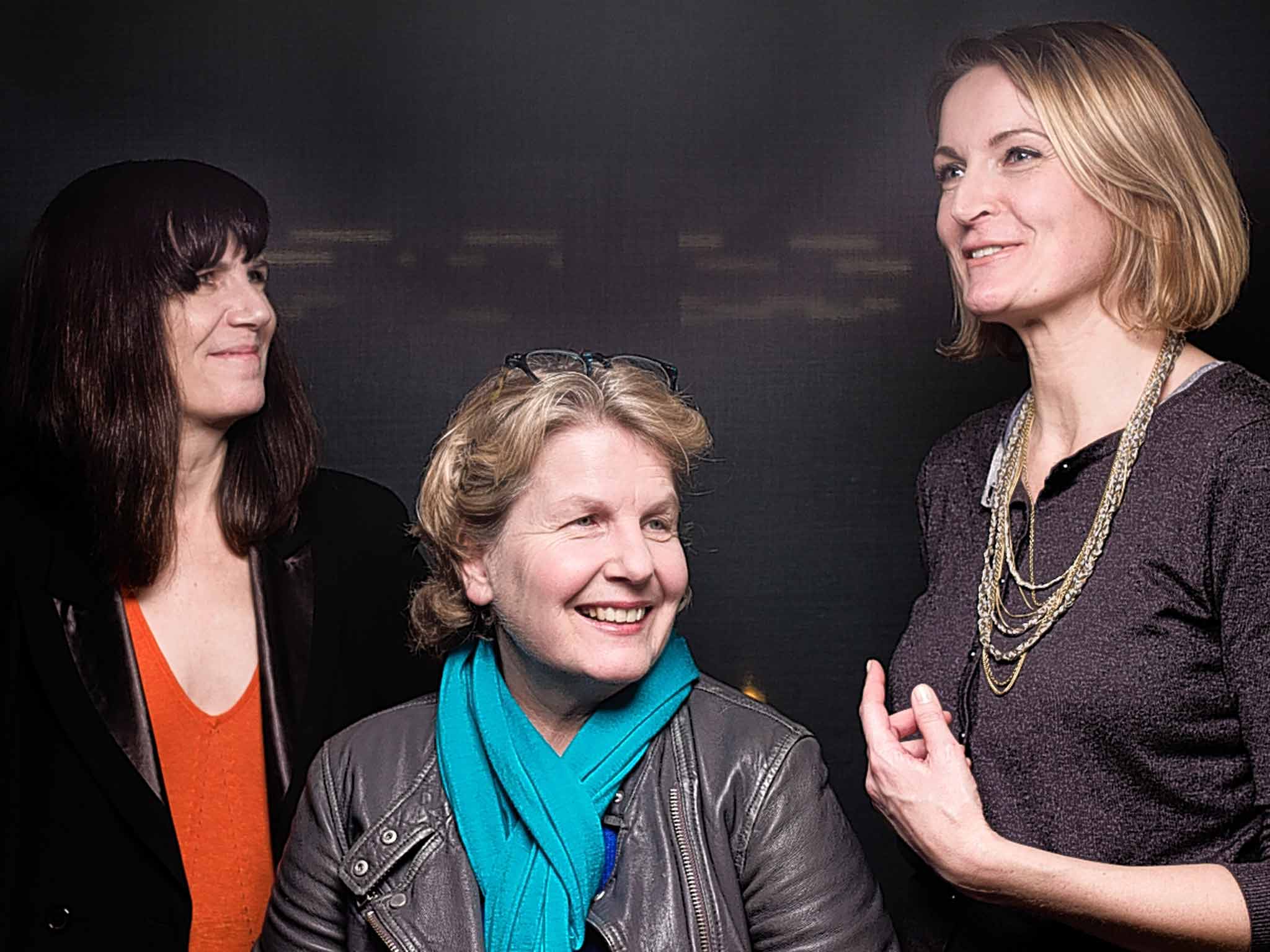 Sisters in arms: (from left) Catherine Mayer, Sandi Toksvig and Sophie Walker, founders of the Women's Equality Party