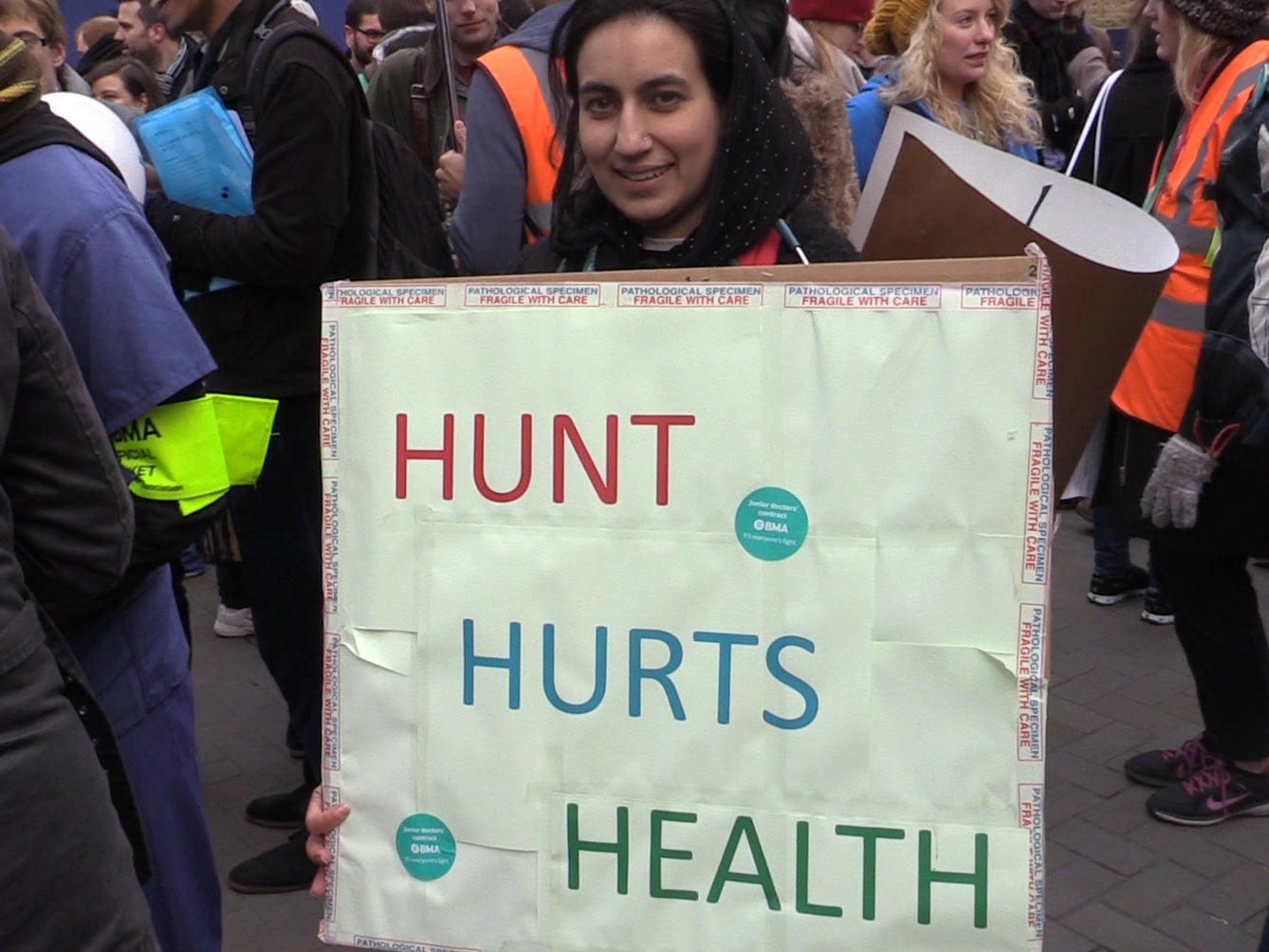 Junior doctors have a message for Jeremy Hunt