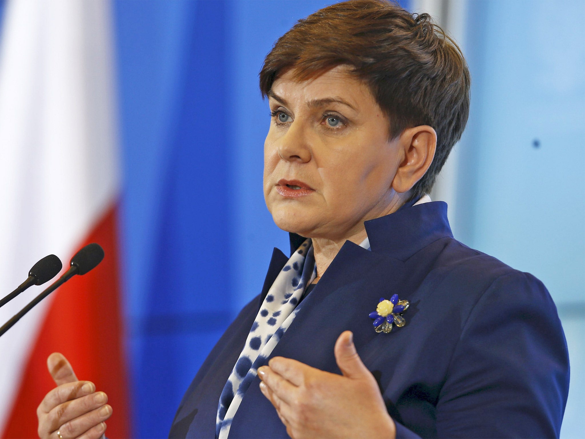 Poland's Prime Minister Beata Szydlo