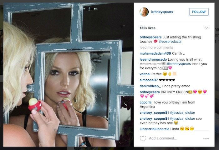 Britney Spears is among the celebrity endorsers of the product