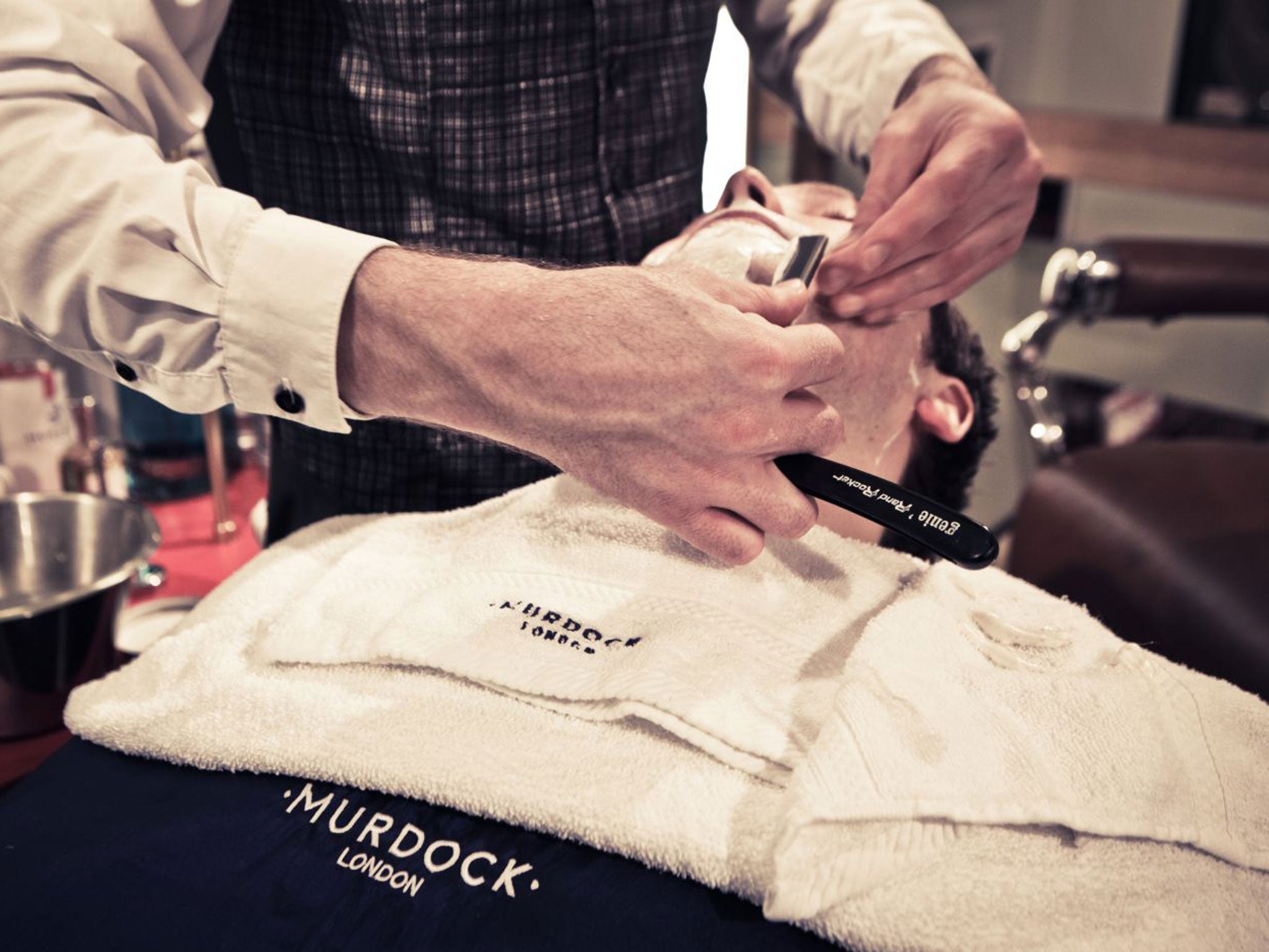 Murdock is a men-only salon