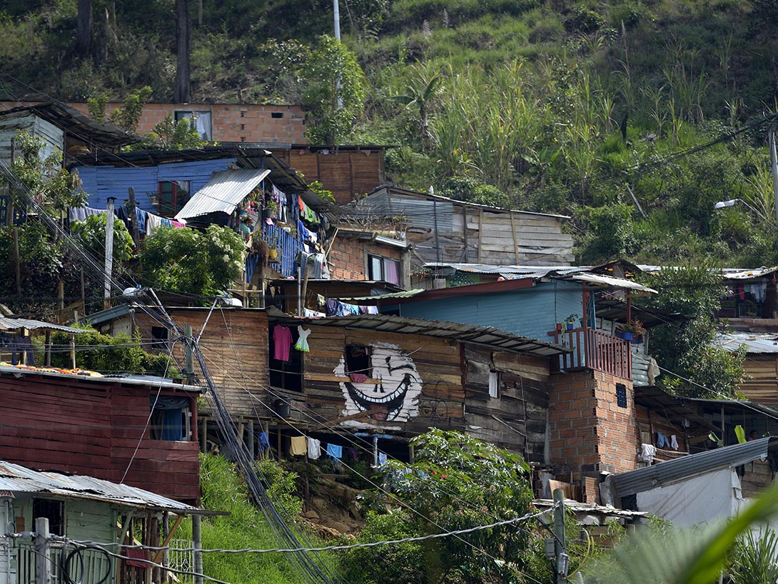 Colombia had the highest level of income inequality