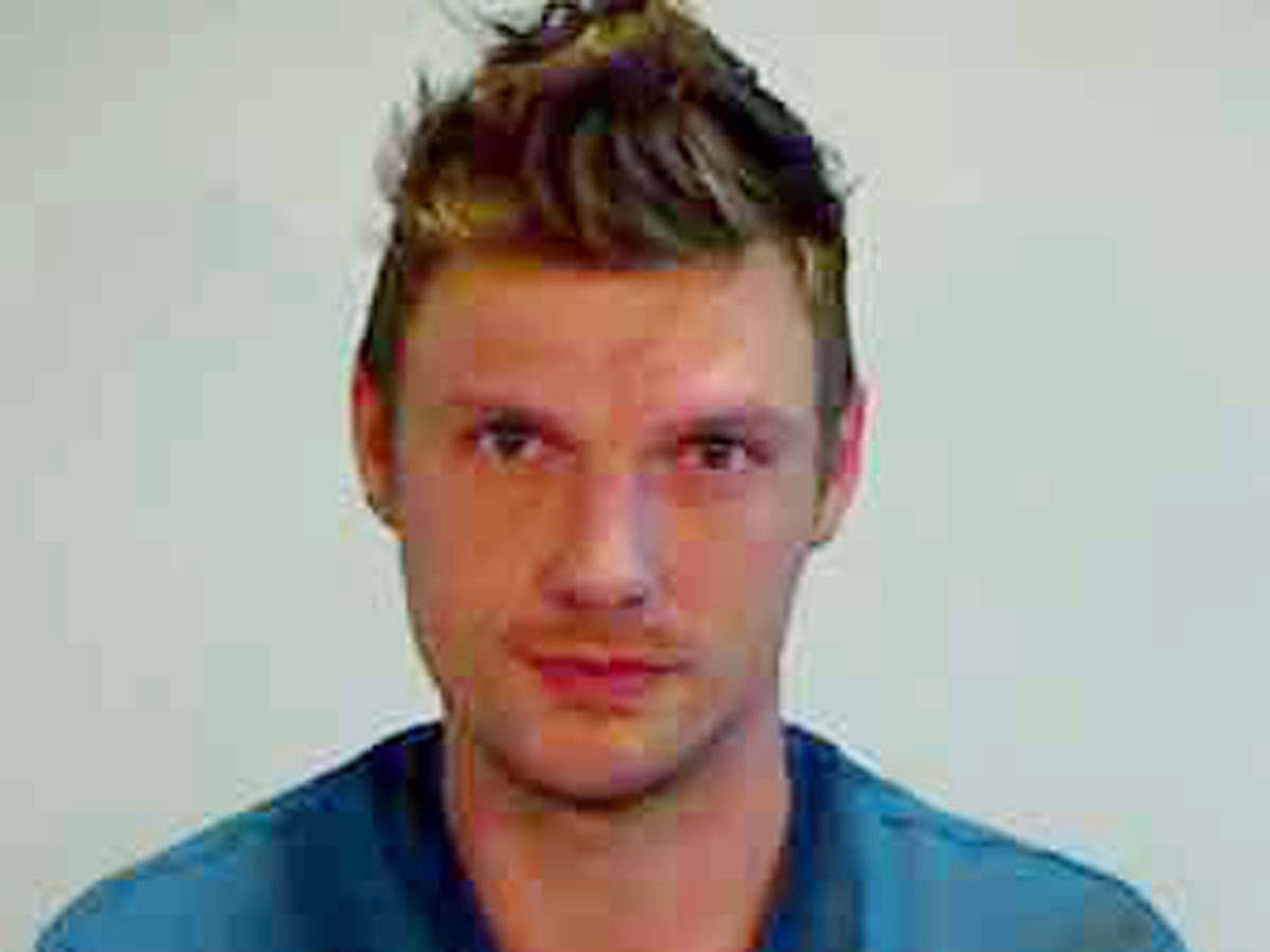 Nick Carter's mugshot, released by Monroe County Sheriff's Office