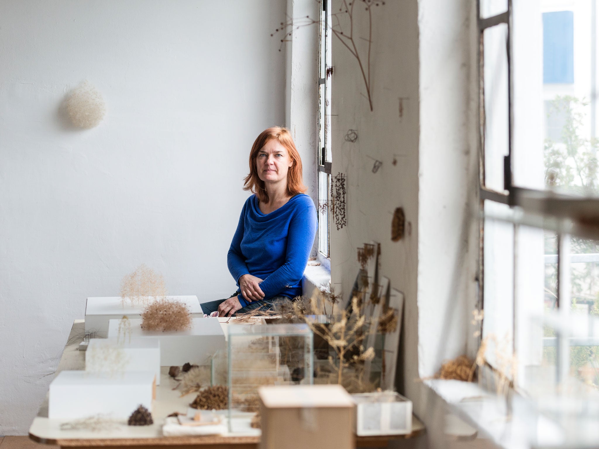 Simple geometry: Christiane Löhr at her studio in Cologne