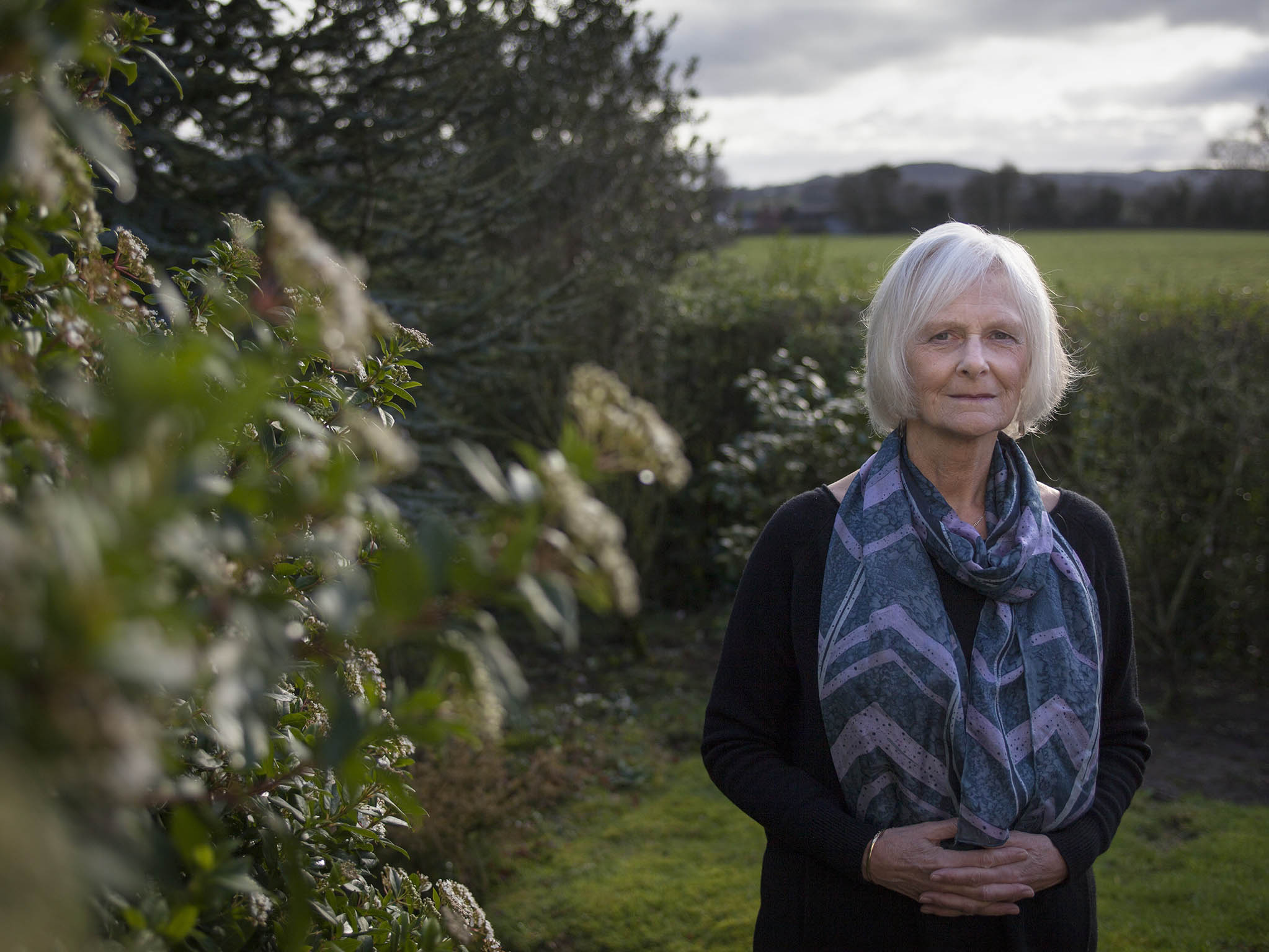 Historical novelist, Anne O'brien, at home in the Welsh Marches