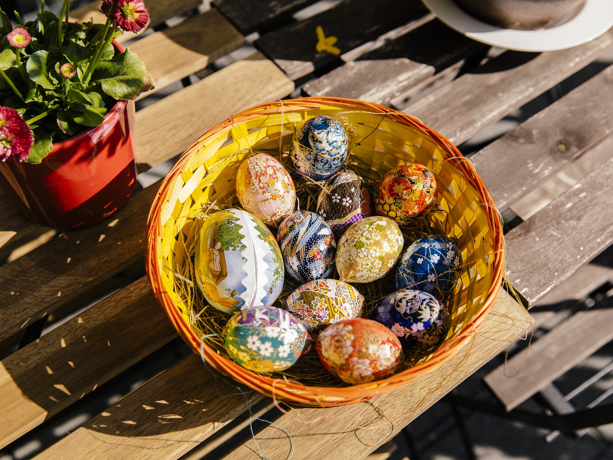 A four-year-old child was reportedly left 'bloody' after parents stole the eggs out of the children's baskets