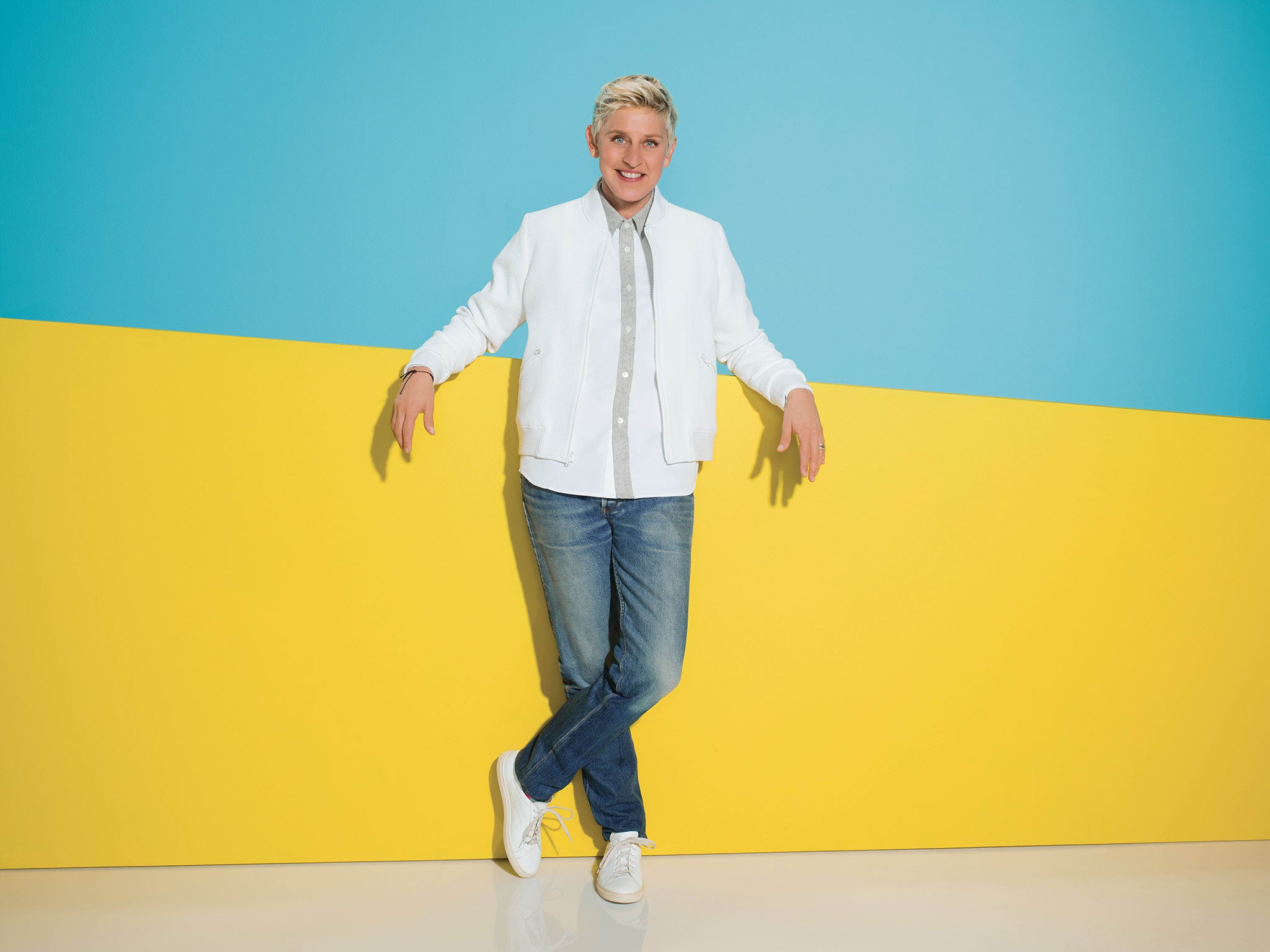 &#13;
Television host Ellen DeGeneres.&#13;