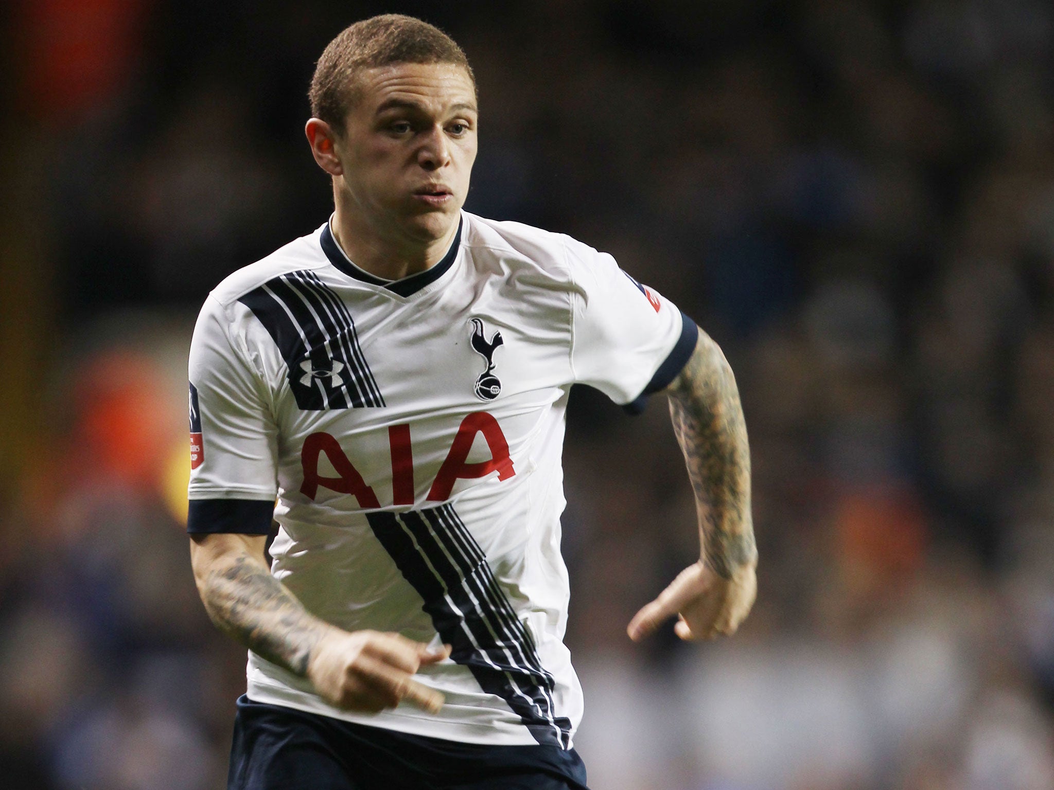 Tottenham right-back Kieran Trippier starts against Sunderland