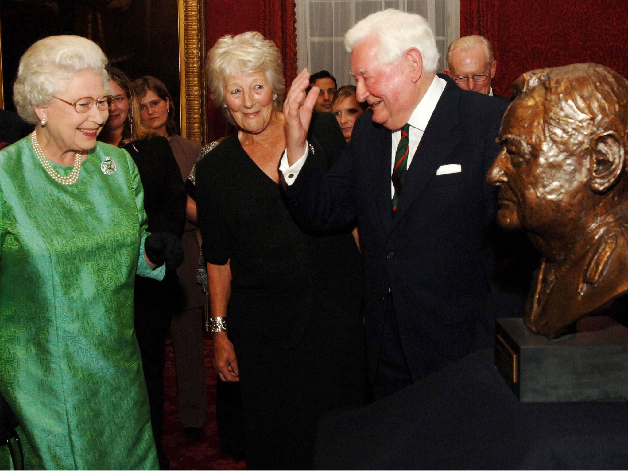 Lord Bramall (right), former chief of the armed forces during the Falklands war