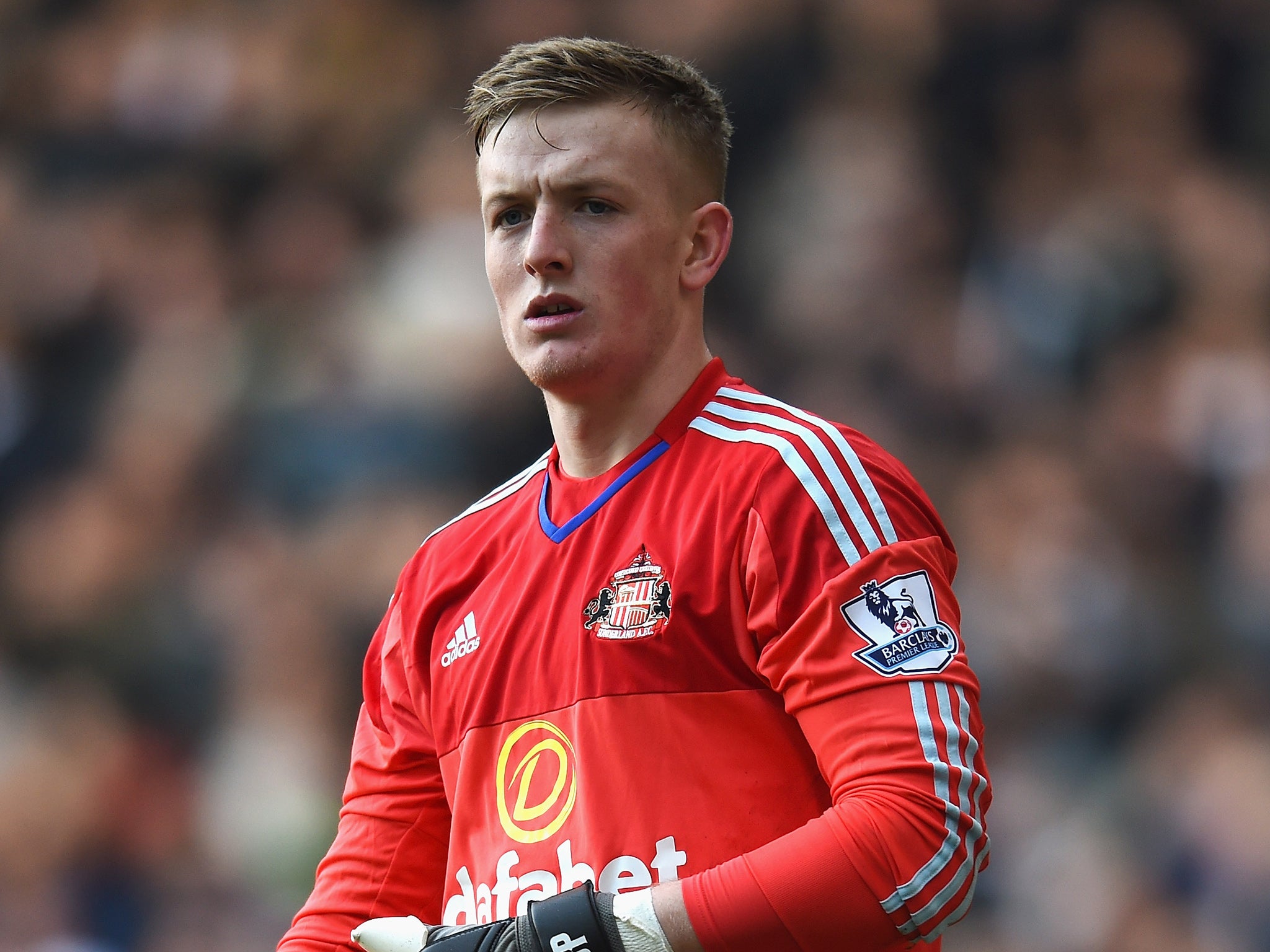 Pickford made his Premier League debut for Sunderland in 2016